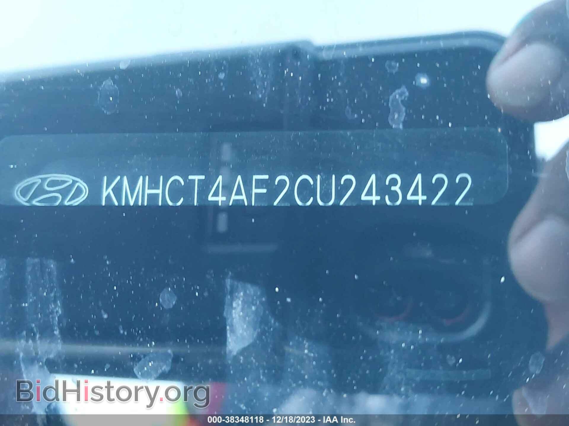 2012 HYUNDAI ACCENT - VIN: KMHCT4AE2CU243422 - Фото 9