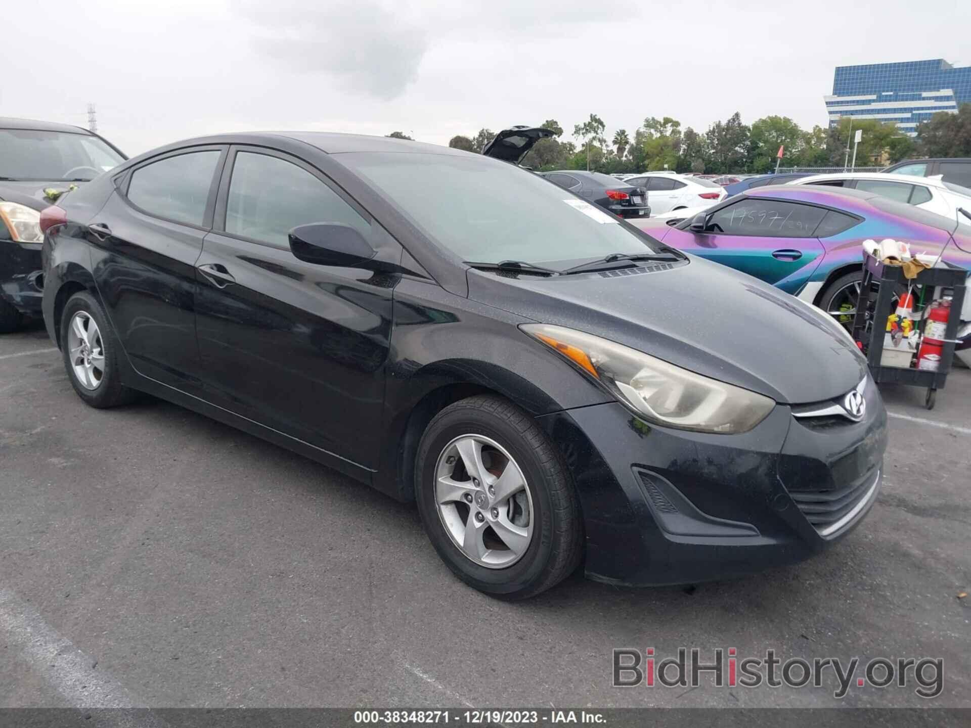 Photo KMHDH4AEXEU108049 - HYUNDAI ELANTRA 2014