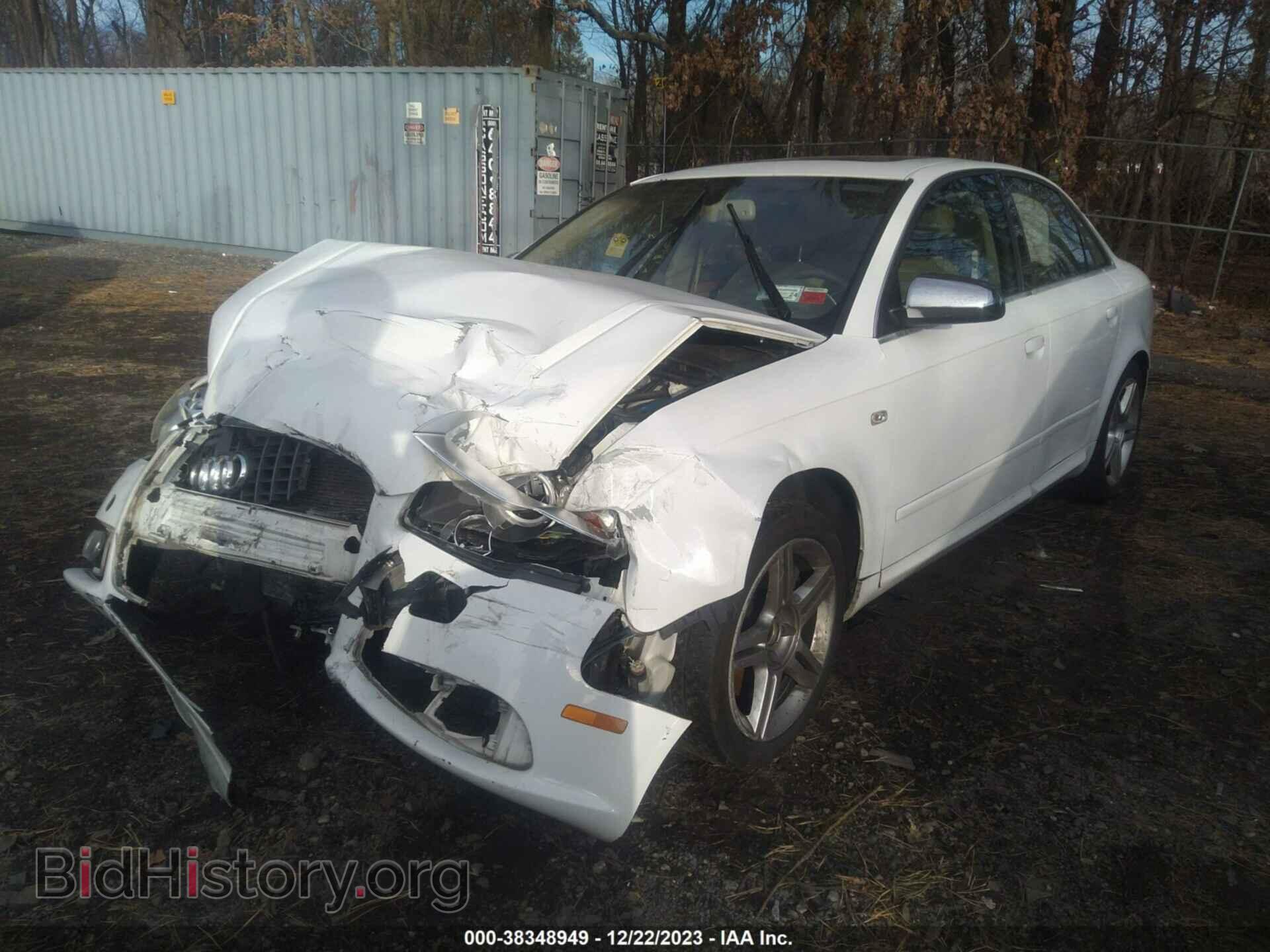 2008 AUDI A4 - VIN: WAUDF78E48A067129 - Фото 2