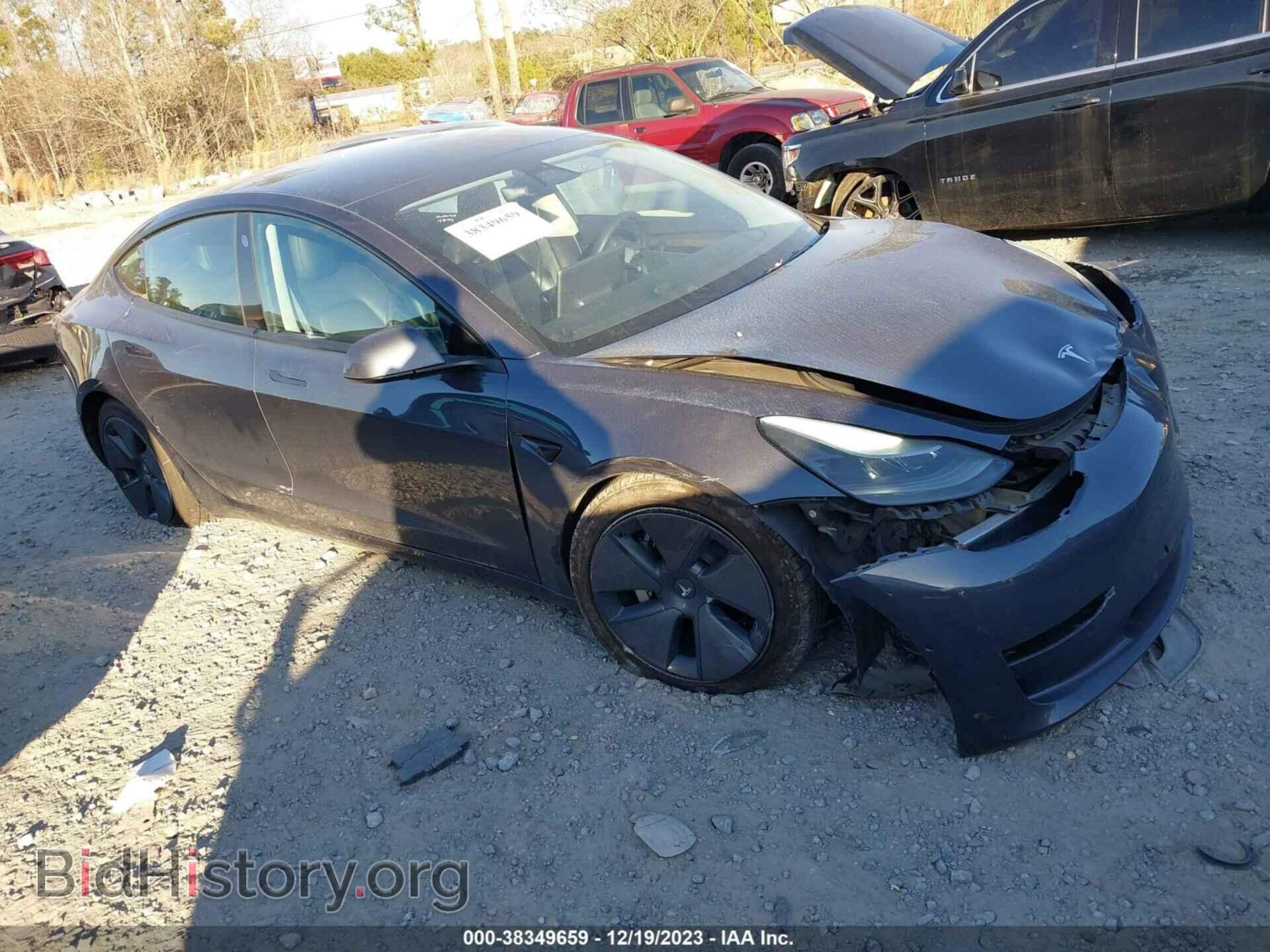 Фотография 5YJ3E1EB2NF124374 - TESLA MODEL 3 2022