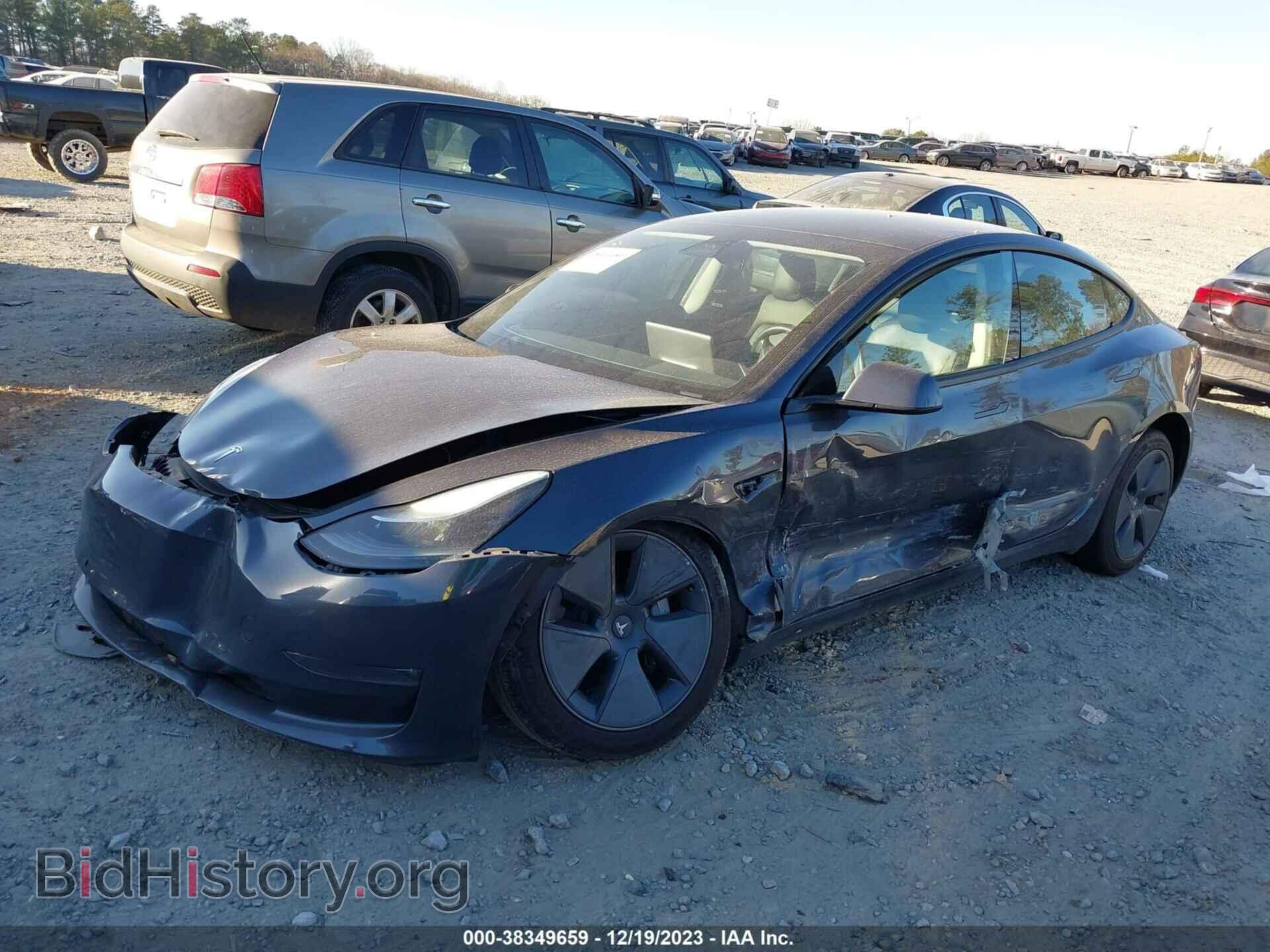 2022 TESLA MODEL 3 - VIN: 5YJ3E1EB2NF124374 - Фото 2
