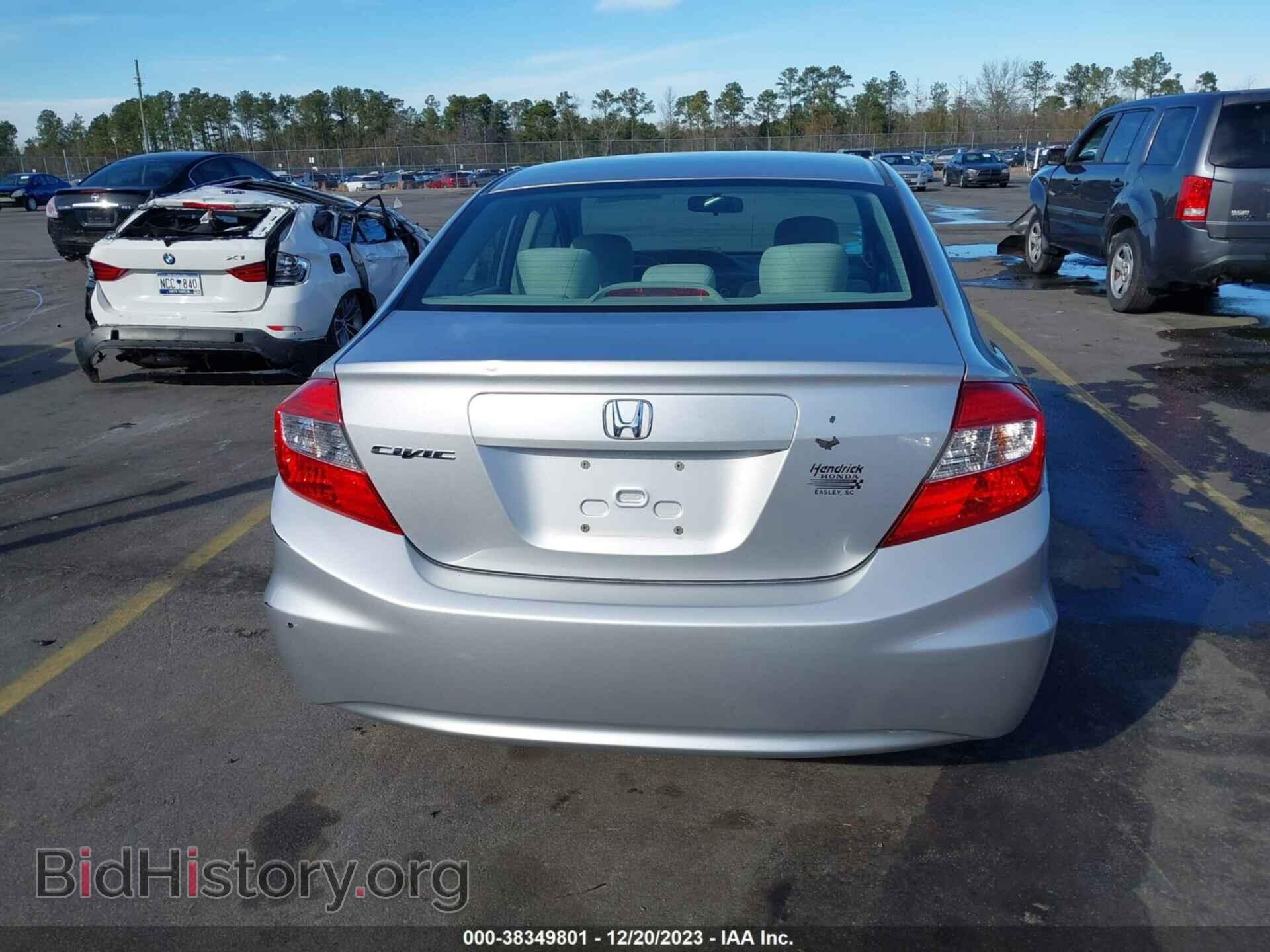 2012 HONDA CIVIC - VIN: 19XFB2F86CE351620 - Фото 17