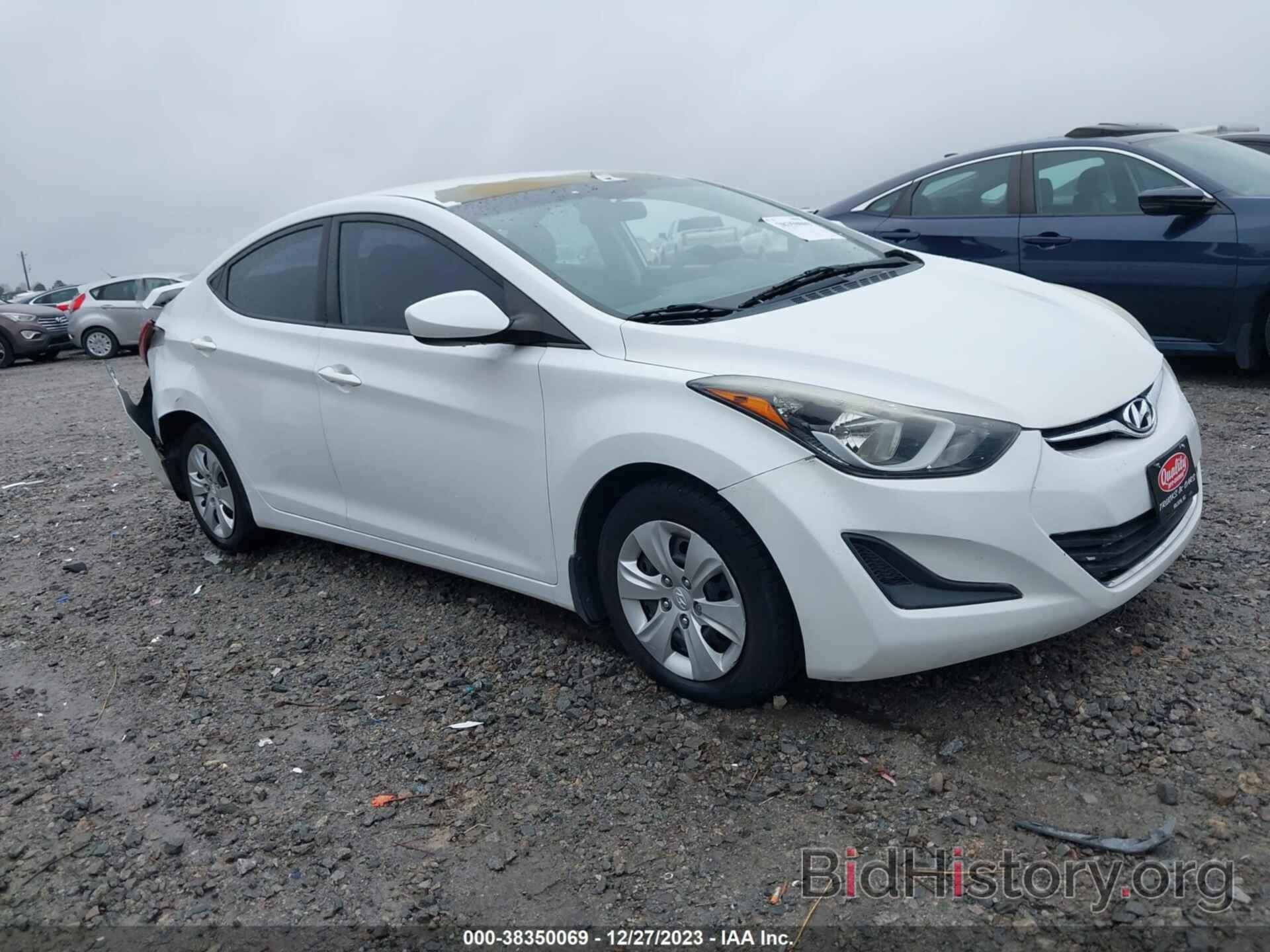 Фотография 5NPDH4AE9GH732460 - HYUNDAI ELANTRA 2016