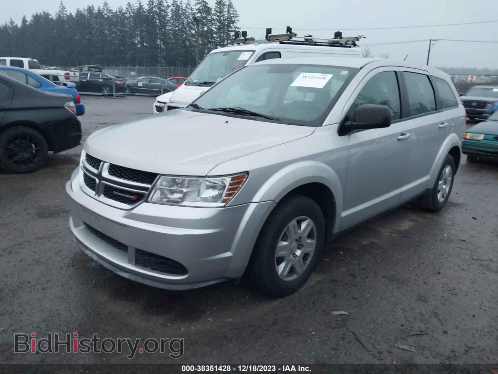 2012 DODGE JOURNEY - VIN: 3C4PDCAB7CT390445 - Фото 2
