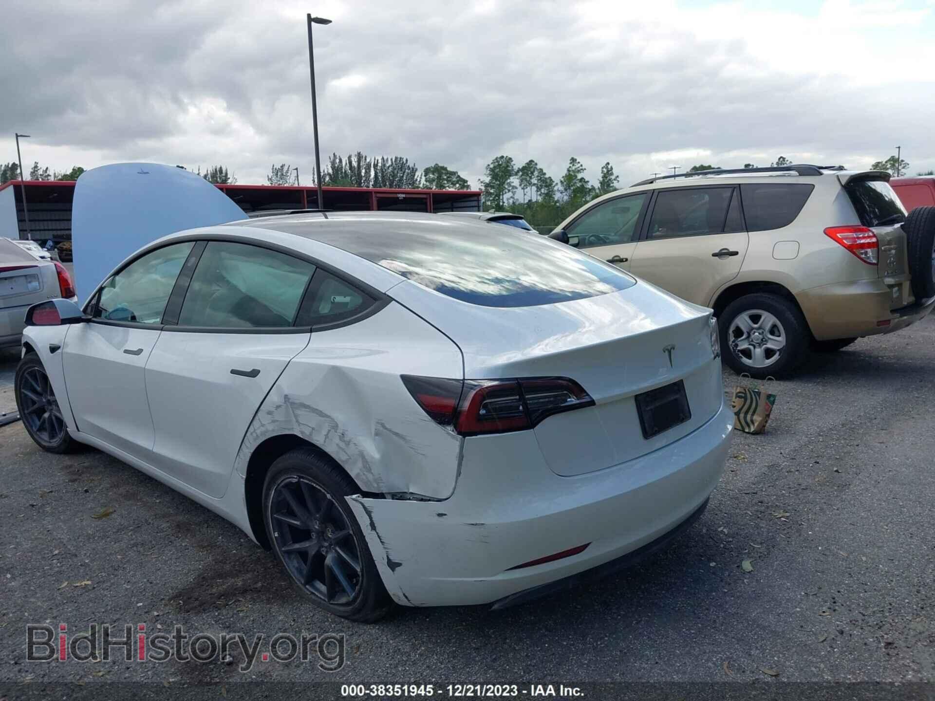 2022 TESLA MODEL 3 - VIN: 5YJ3E1EAXNF338424 - Фото 3