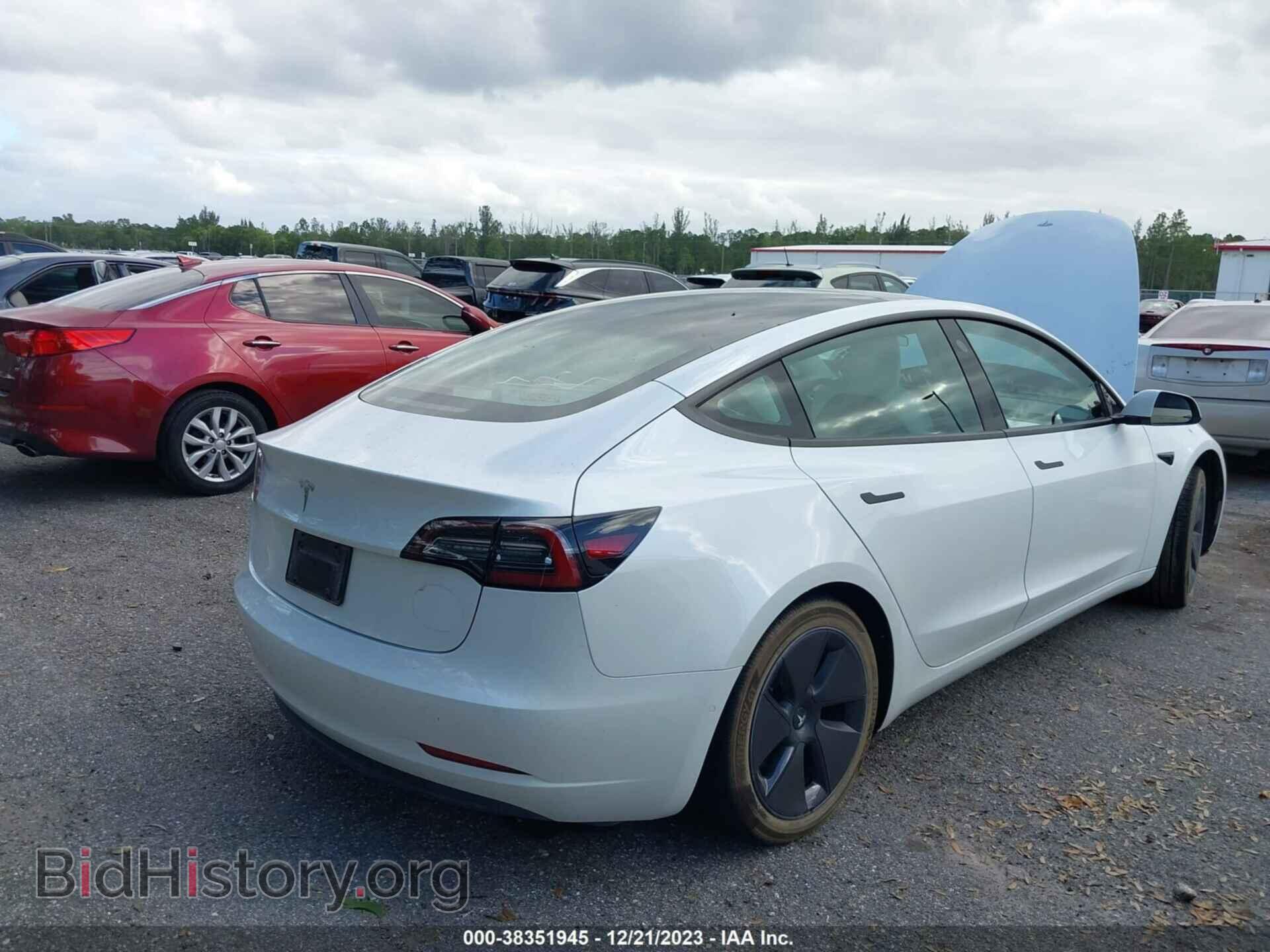 2022 TESLA MODEL 3 - VIN: 5YJ3E1EAXNF338424 - Фото 4