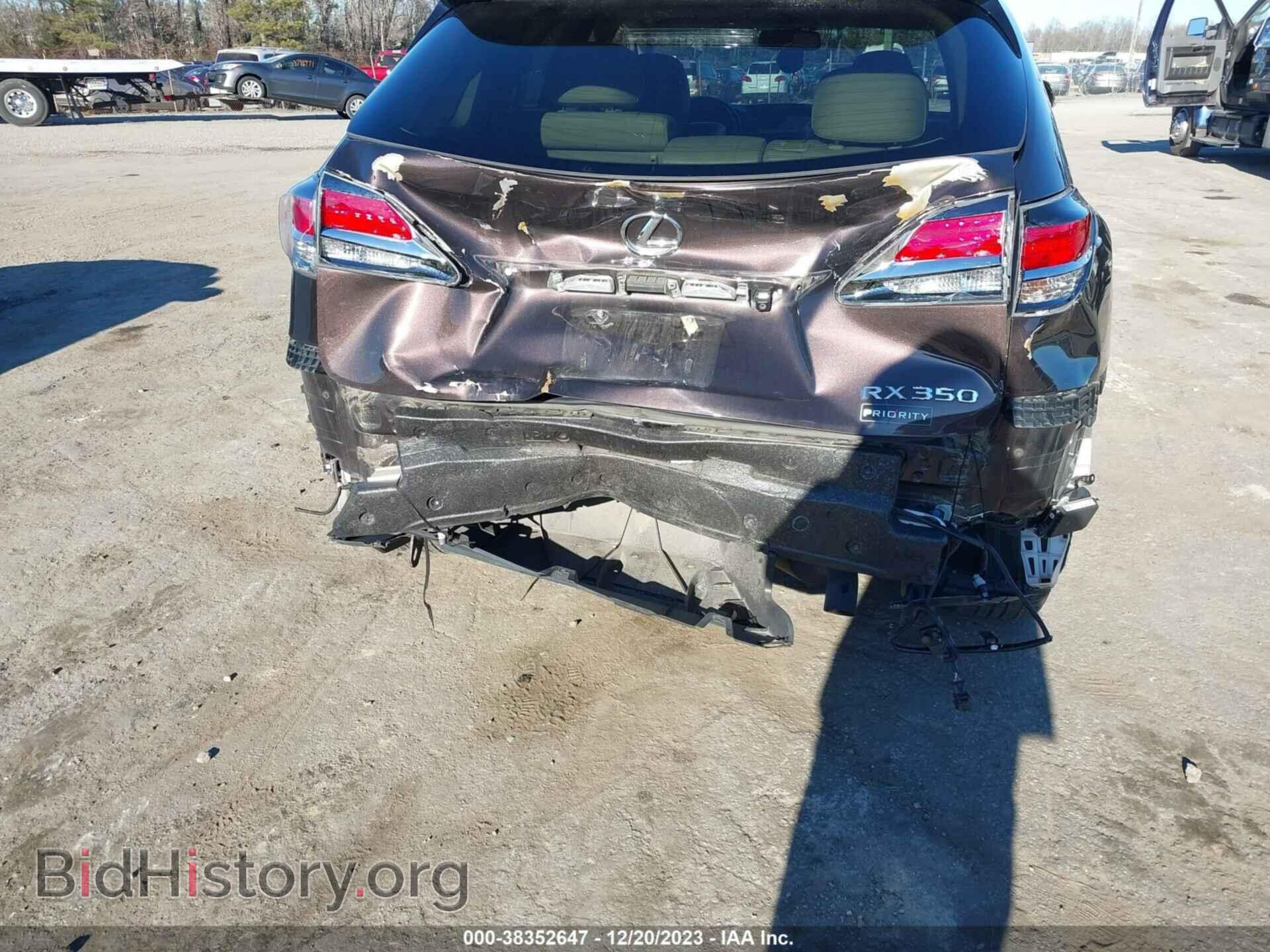 2013 LEXUS RX 350 - VIN: 2T2BK1BA2DC191507 - Photo 6