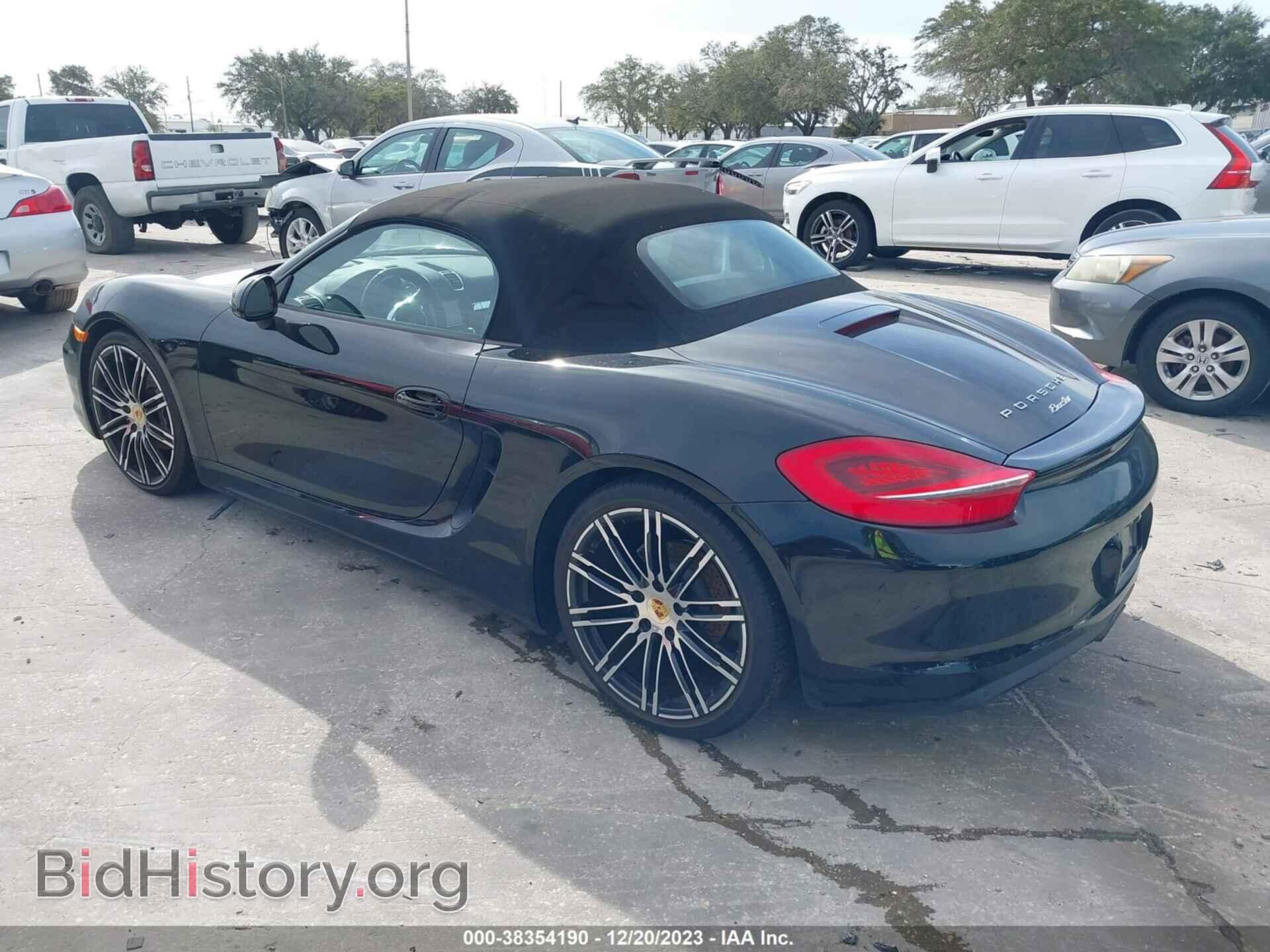 2016 PORSCHE BOXSTER - VIN: WP0CA2A83GS120285 - Фото 3