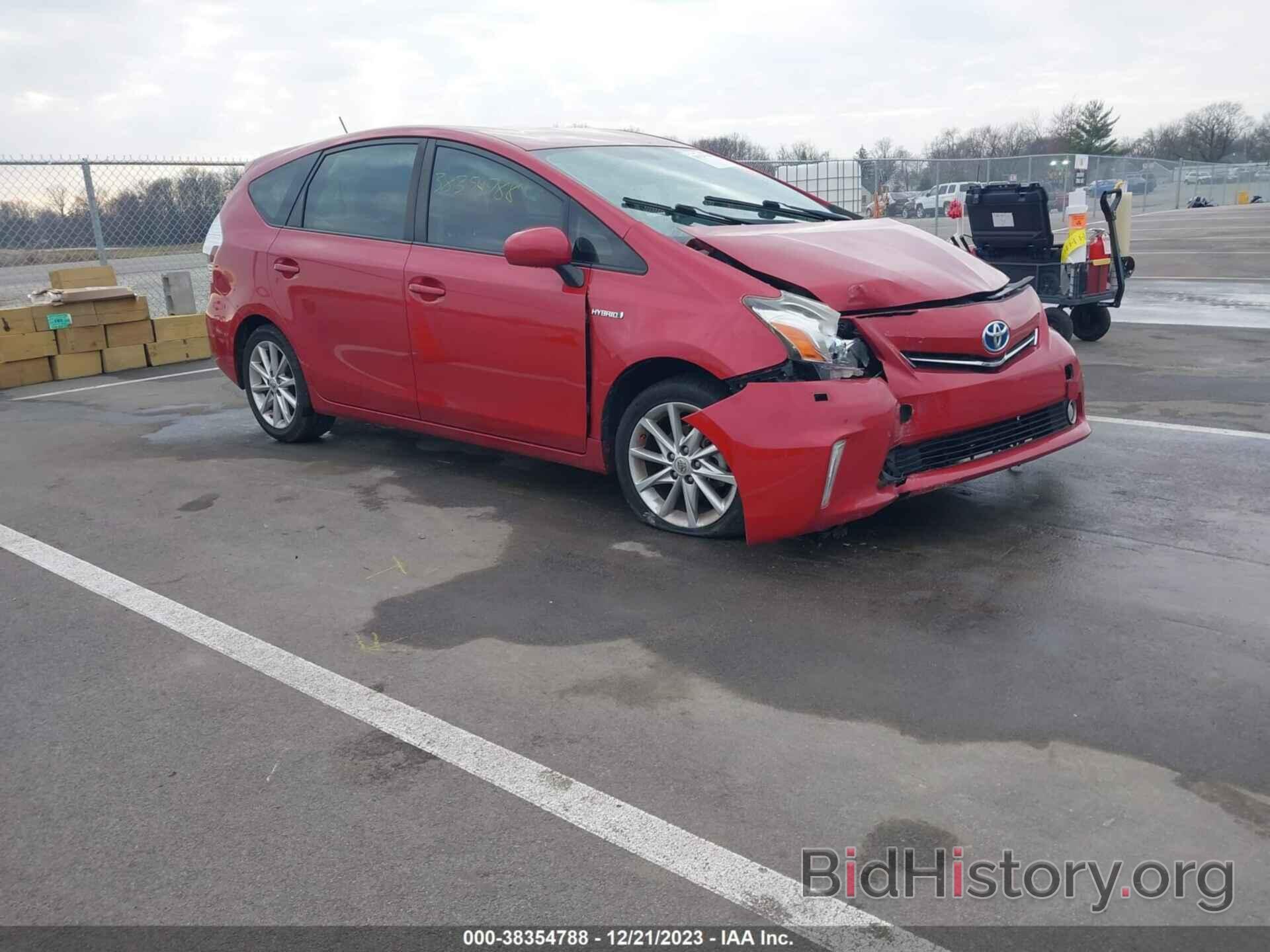 Photo JTDZN3EU5C3148590 - TOYOTA PRIUS V 2012