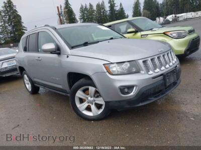 2015 Jeep COMPASS Latitude, silver — VIN 1C4NJCEA0FD192124, IAAI