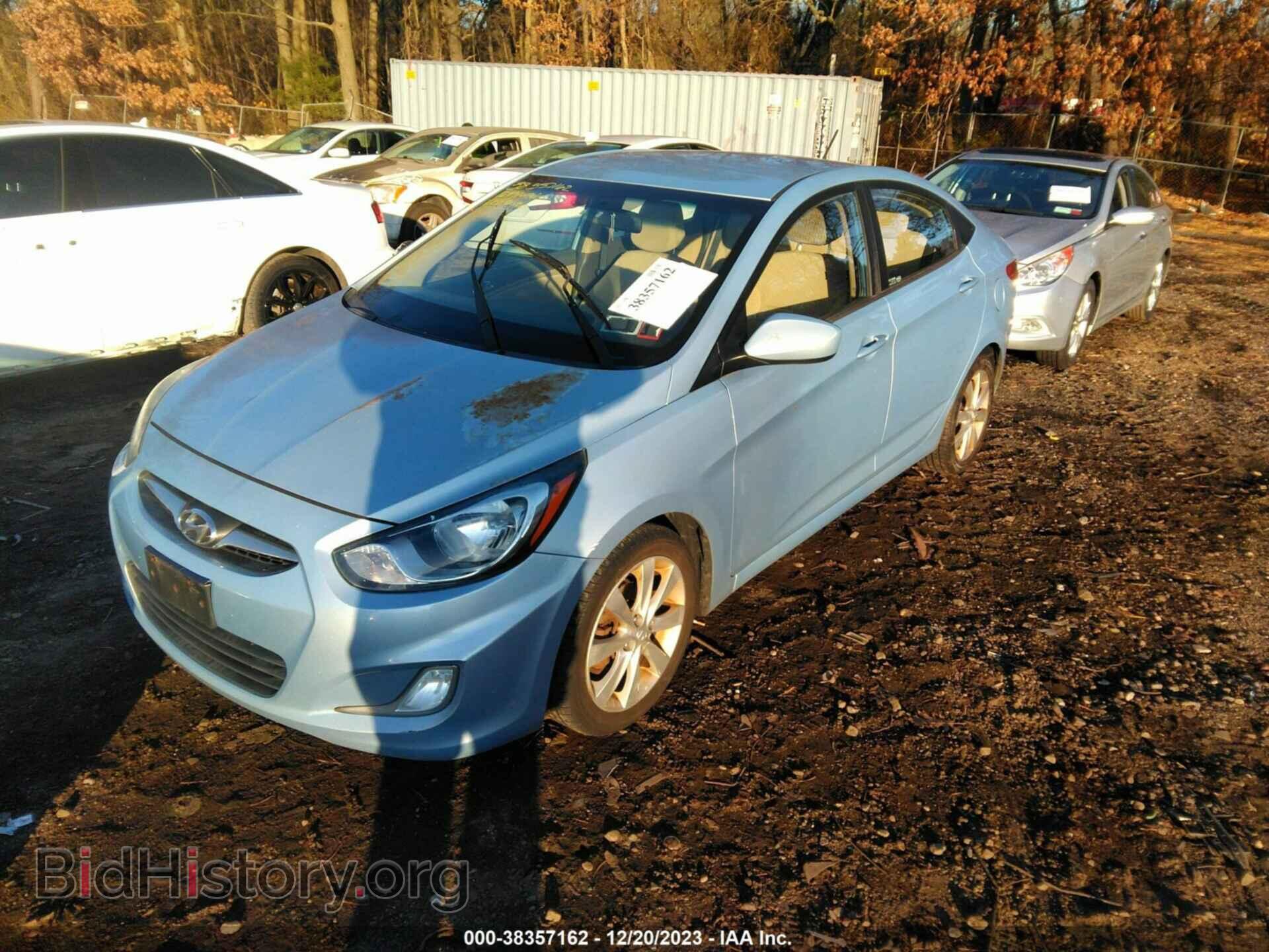 2012 HYUNDAI ACCENT - VIN: KMHCU4AE6CU234705 - Фото 2