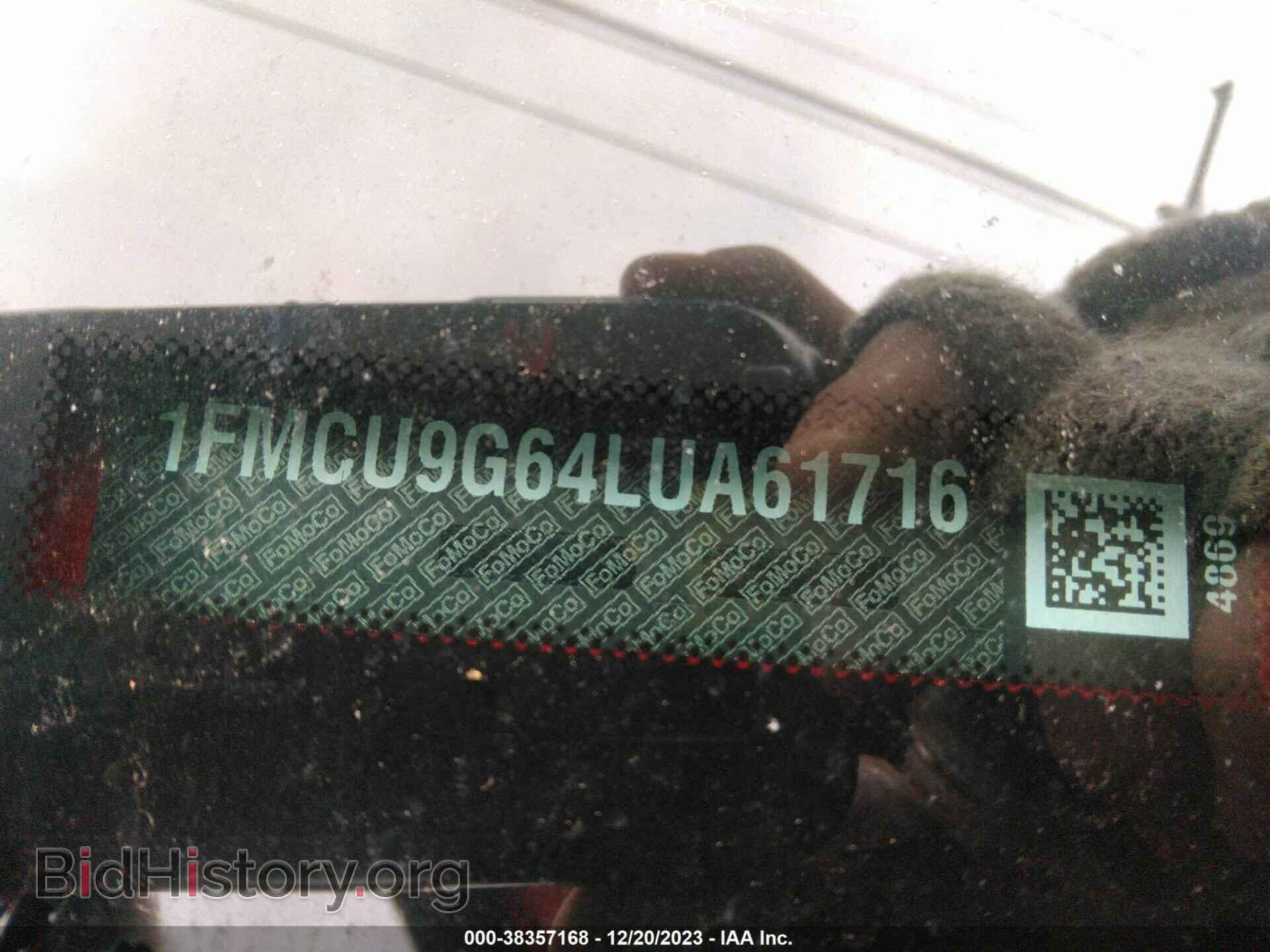 2020 FORD ESCAPE - VIN: 1FMCU9G64LUA61716 - Photo 9
