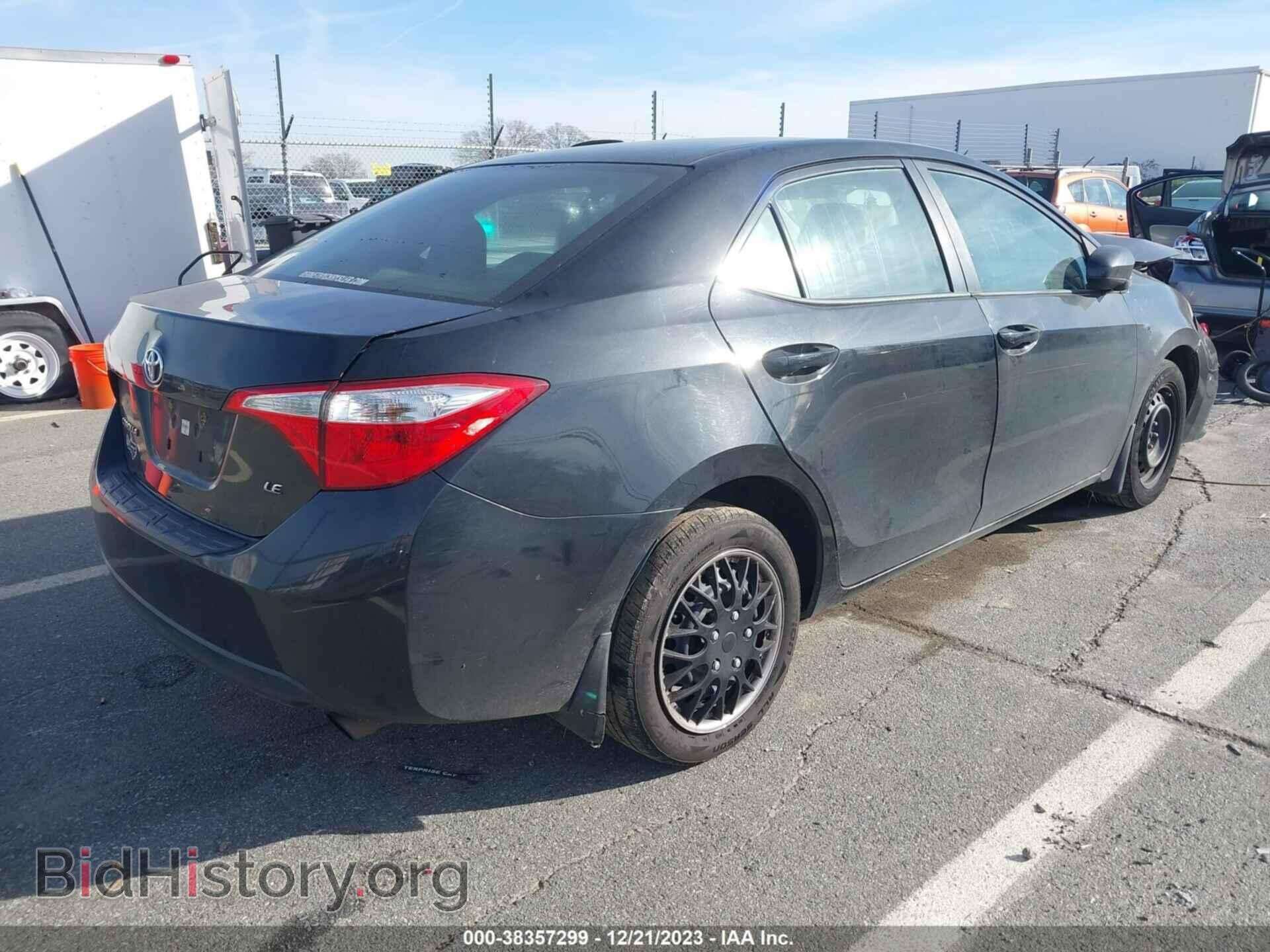 2015 TOYOTA COROLLA - VIN: 2T1BURHE2FC317827 - Фото 4