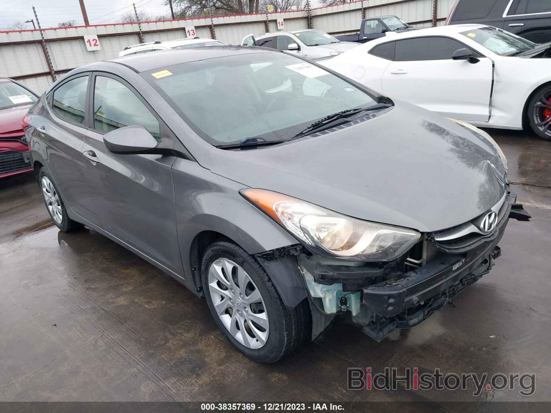 Photo 5NPDH4AE0CH134705 - HYUNDAI ELANTRA 2012