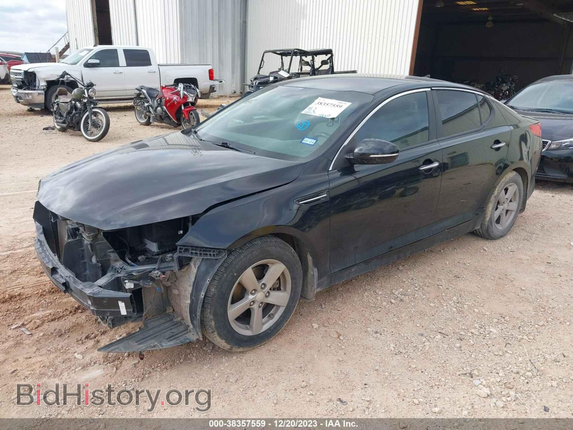 2014 KIA OPTIMA - VIN: 5XXGM4A70EG337487 - Фото 2