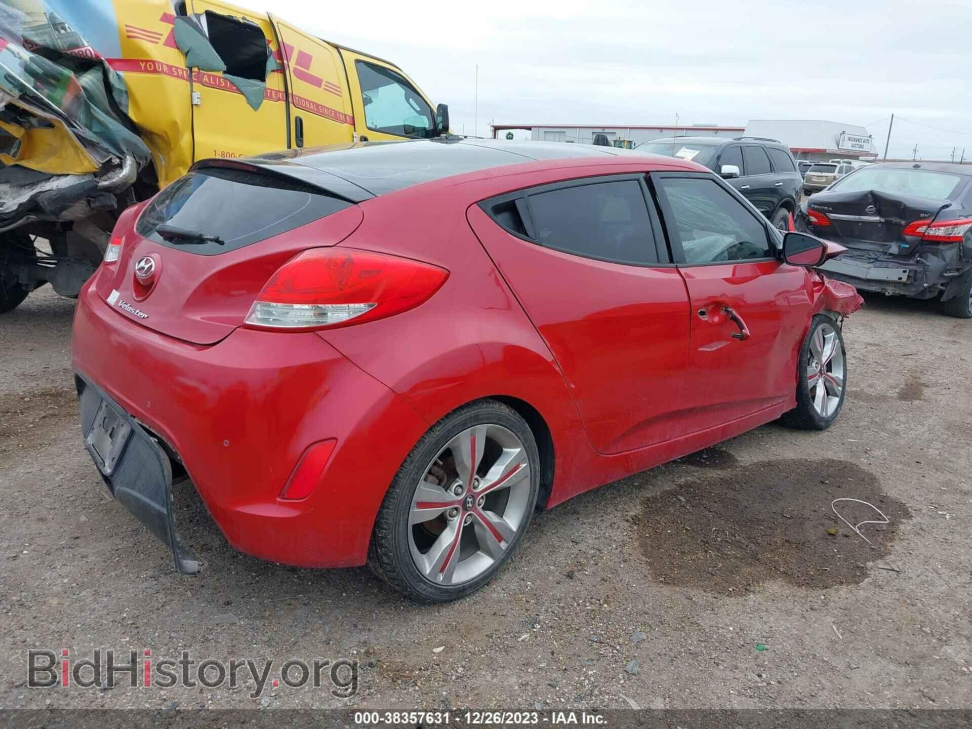 2012 HYUNDAI VELOSTER - VIN: KMHTC6AD5CU074998 - Фото 4