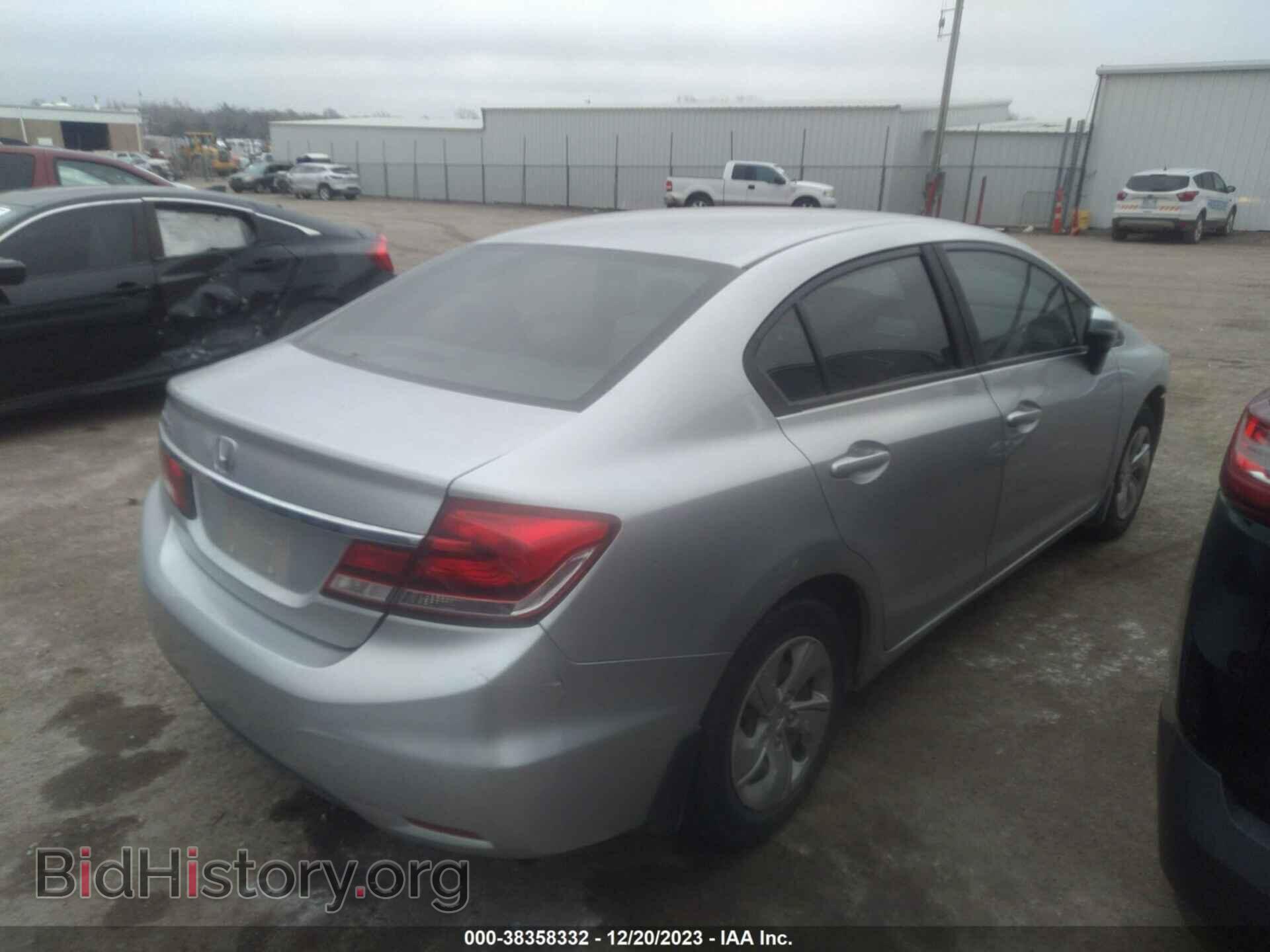 2015 HONDA CIVIC - VIN: 19XFB2F56FE000135 - Фото 4