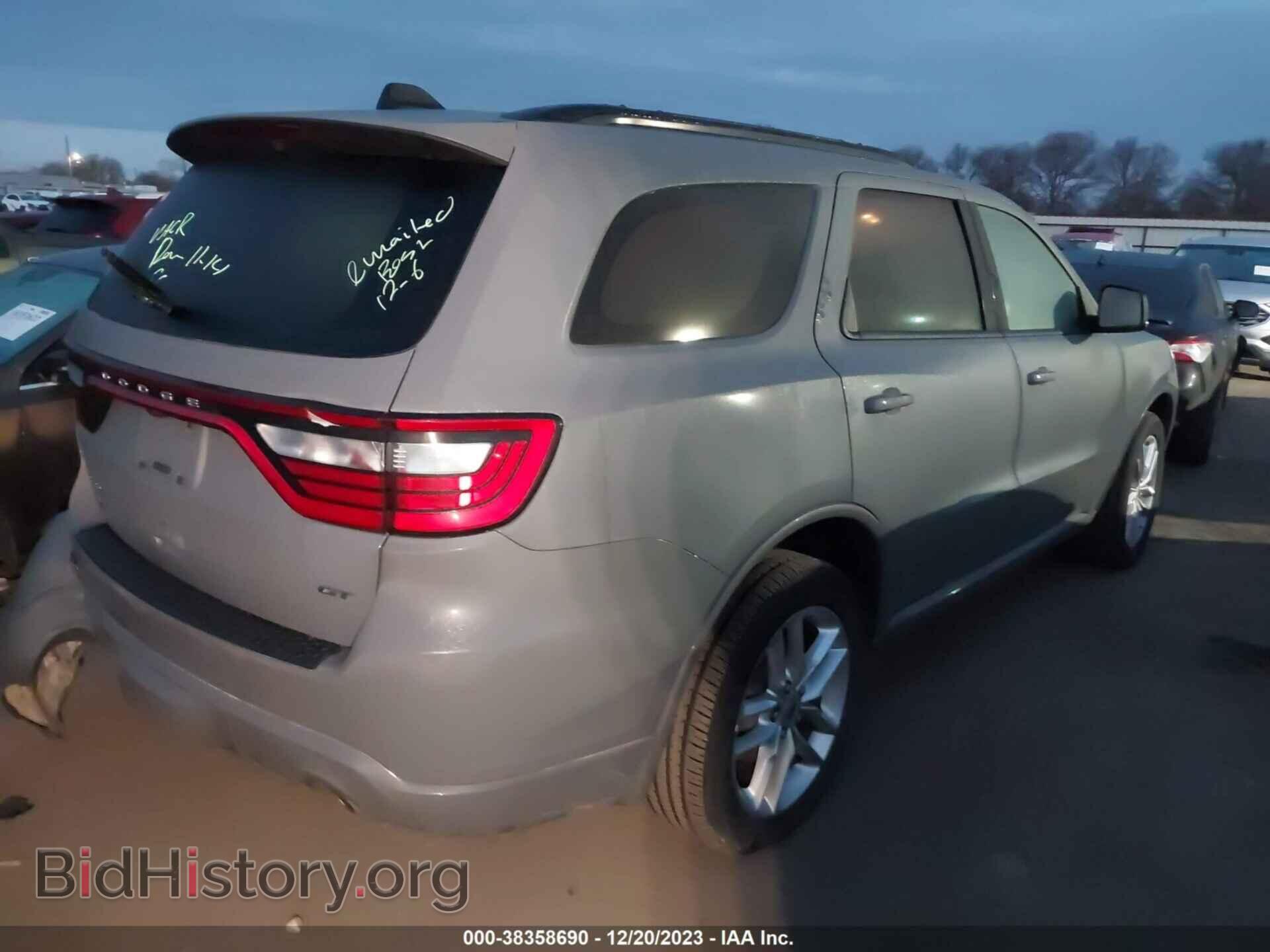 2023 DODGE DURANGO - VIN: 1C4RDJDG3PC637207 - Фото 4