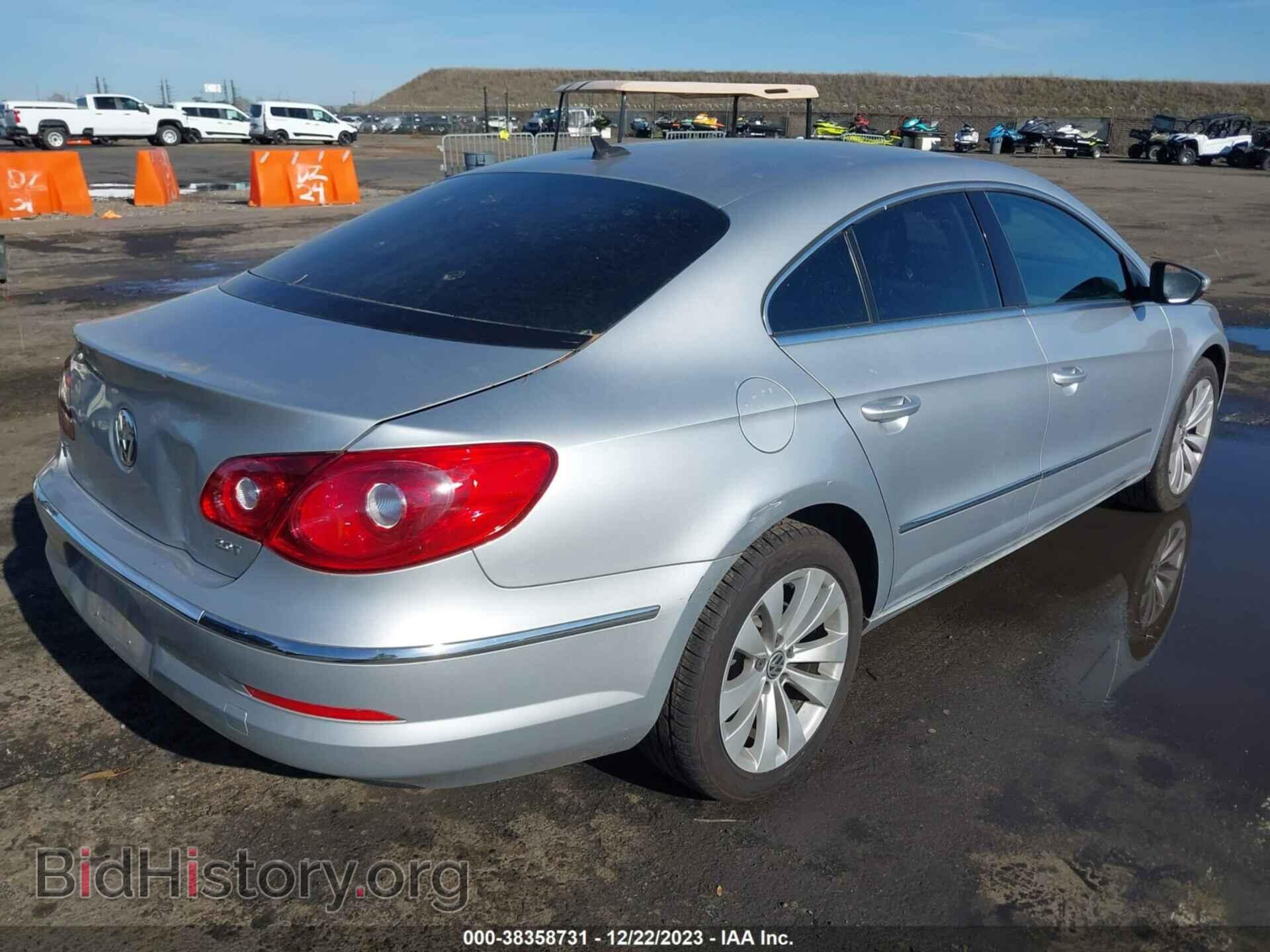 2012 VOLKSWAGEN CC - VIN: WVWMP7AN4CE503876 - Фото 4