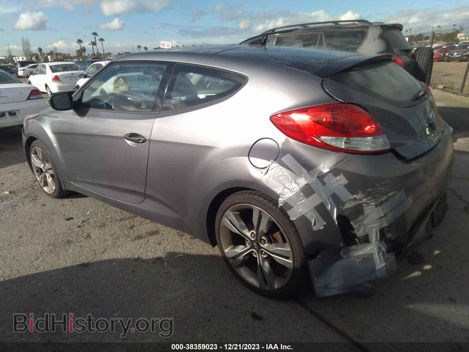 2012 HYUNDAI VELOSTER - VIN: KMHTC6AD9CU060389 - Фото 3