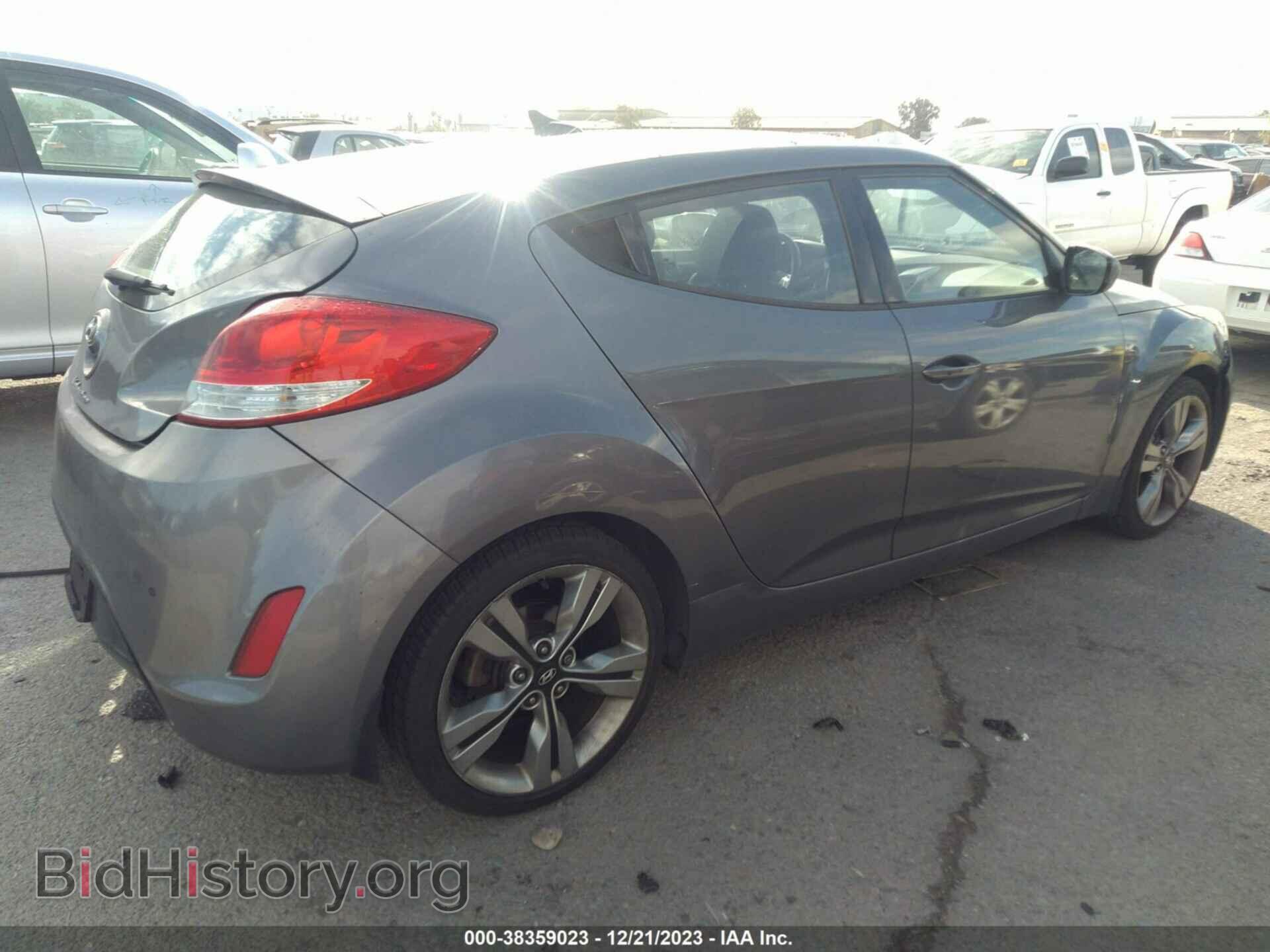 2012 HYUNDAI VELOSTER - VIN: KMHTC6AD9CU060389 - Фото 4