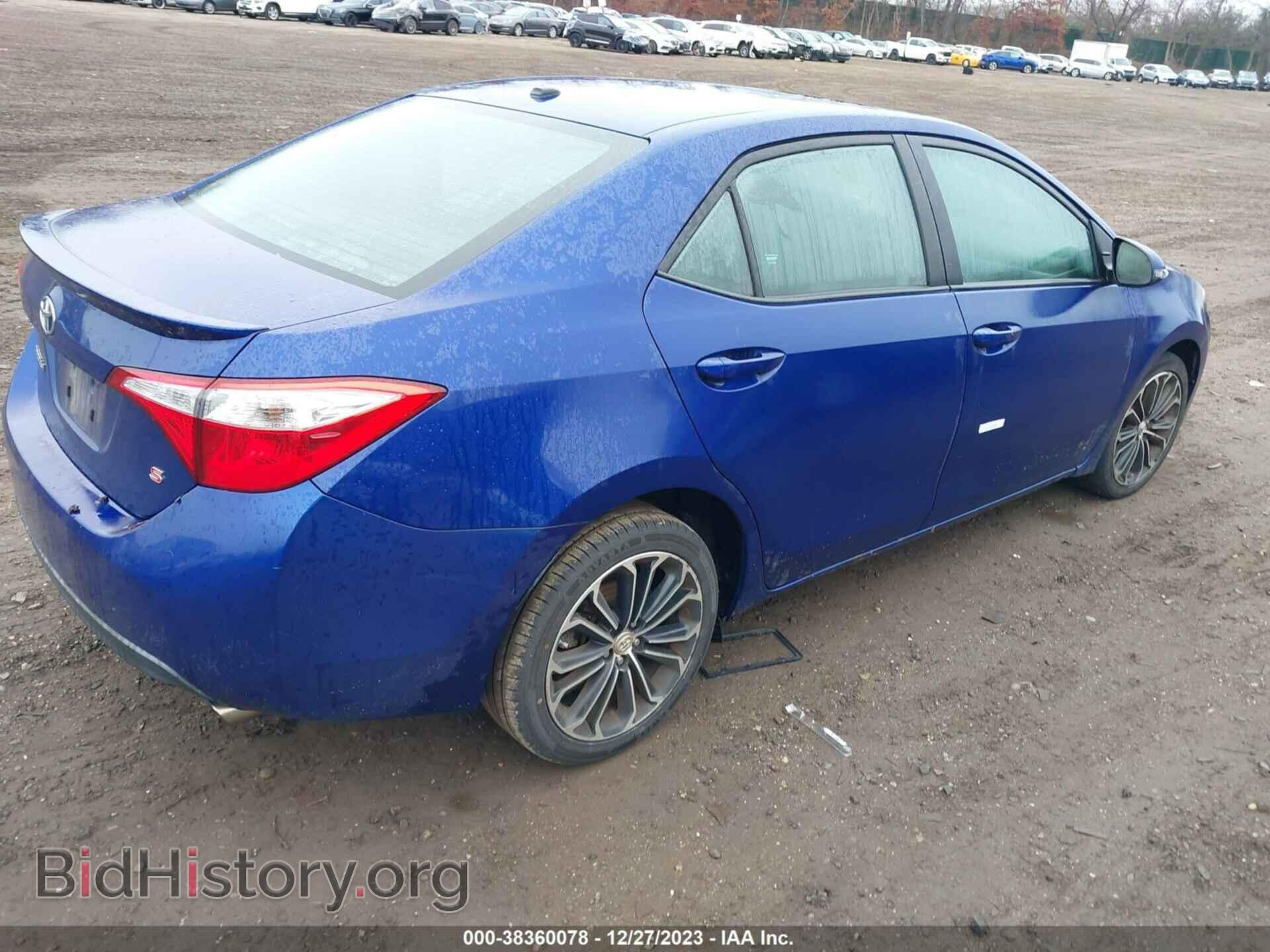 2014 TOYOTA COROLLA - VIN: 2T1BURHEXEC224410 - Фото 4