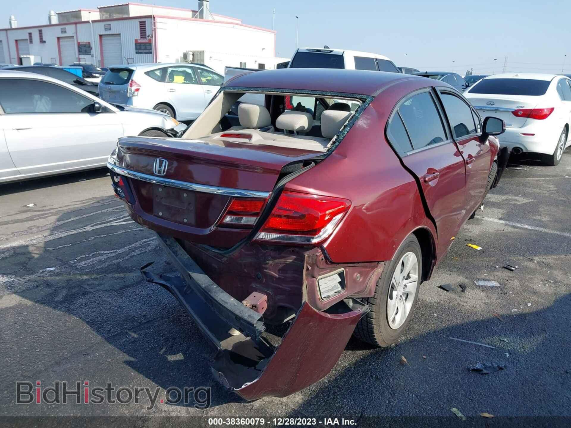 2013 HONDA CIVIC - VIN: 2HGFB2F56DH526865 - Фото 4