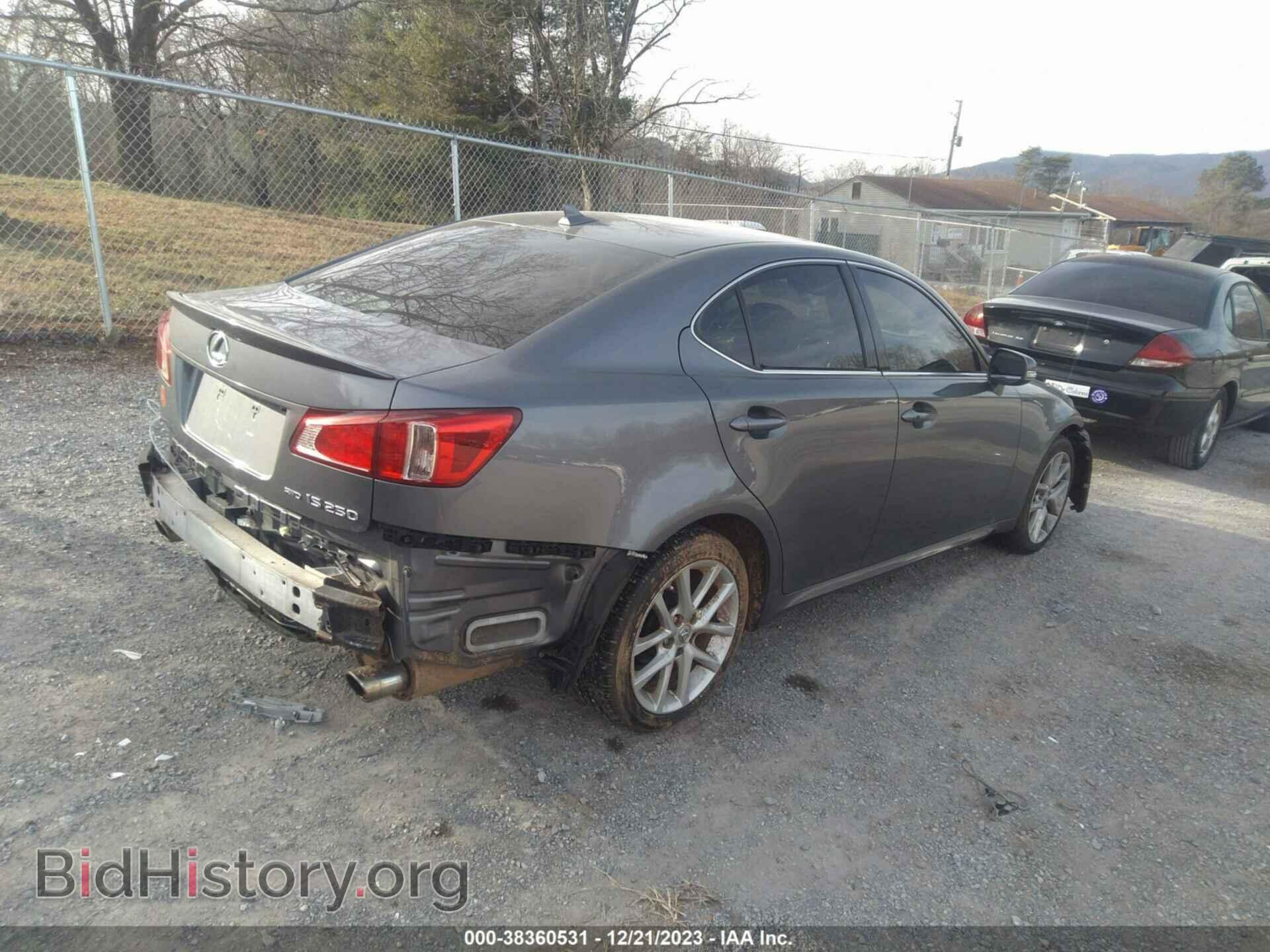2012 LEXUS IS 250 - VIN: JTHCF5C24C5055384 - Фото 4