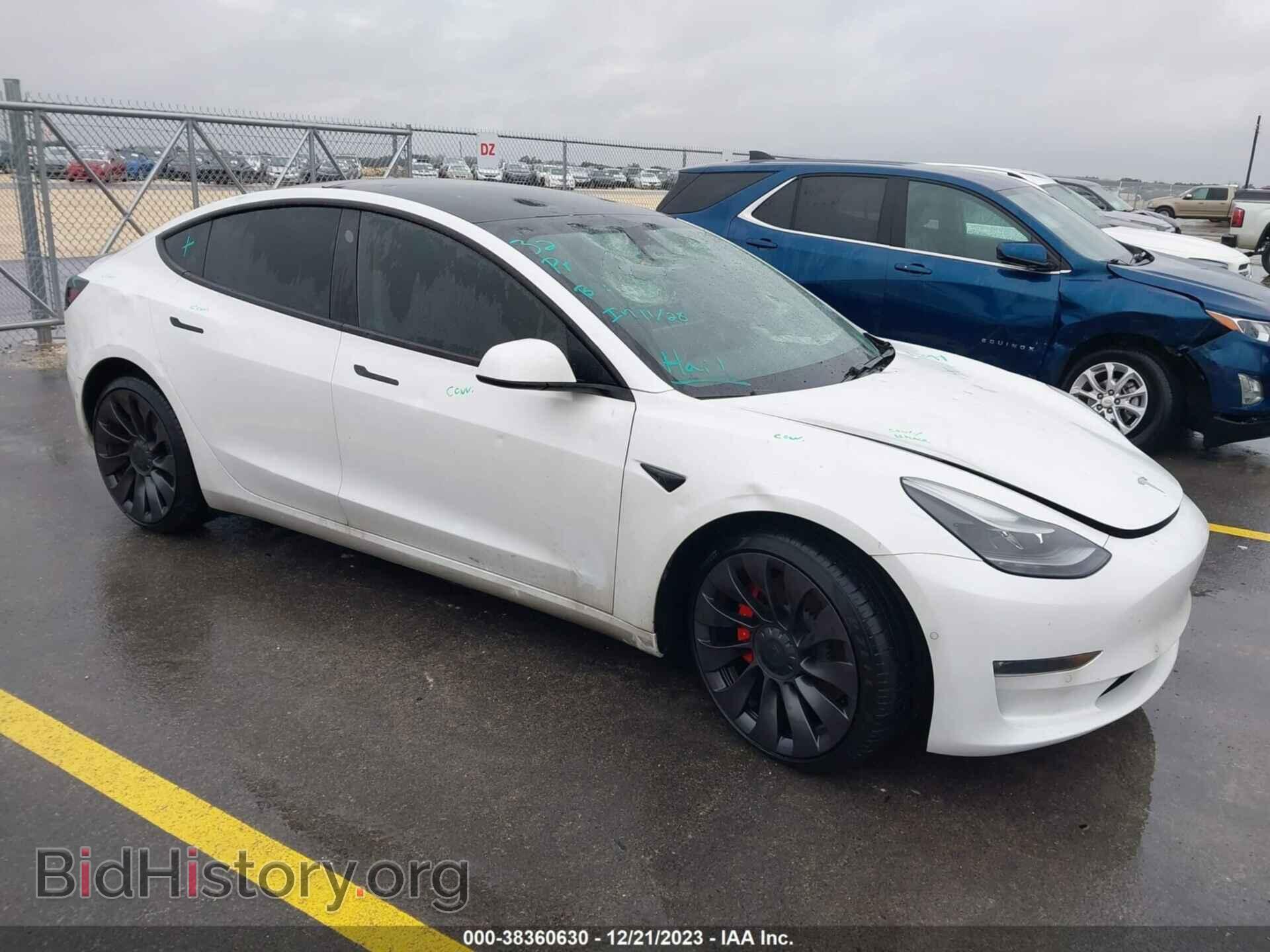 Фотография 5YJ3E1EC6MF031509 - TESLA MODEL 3 2021