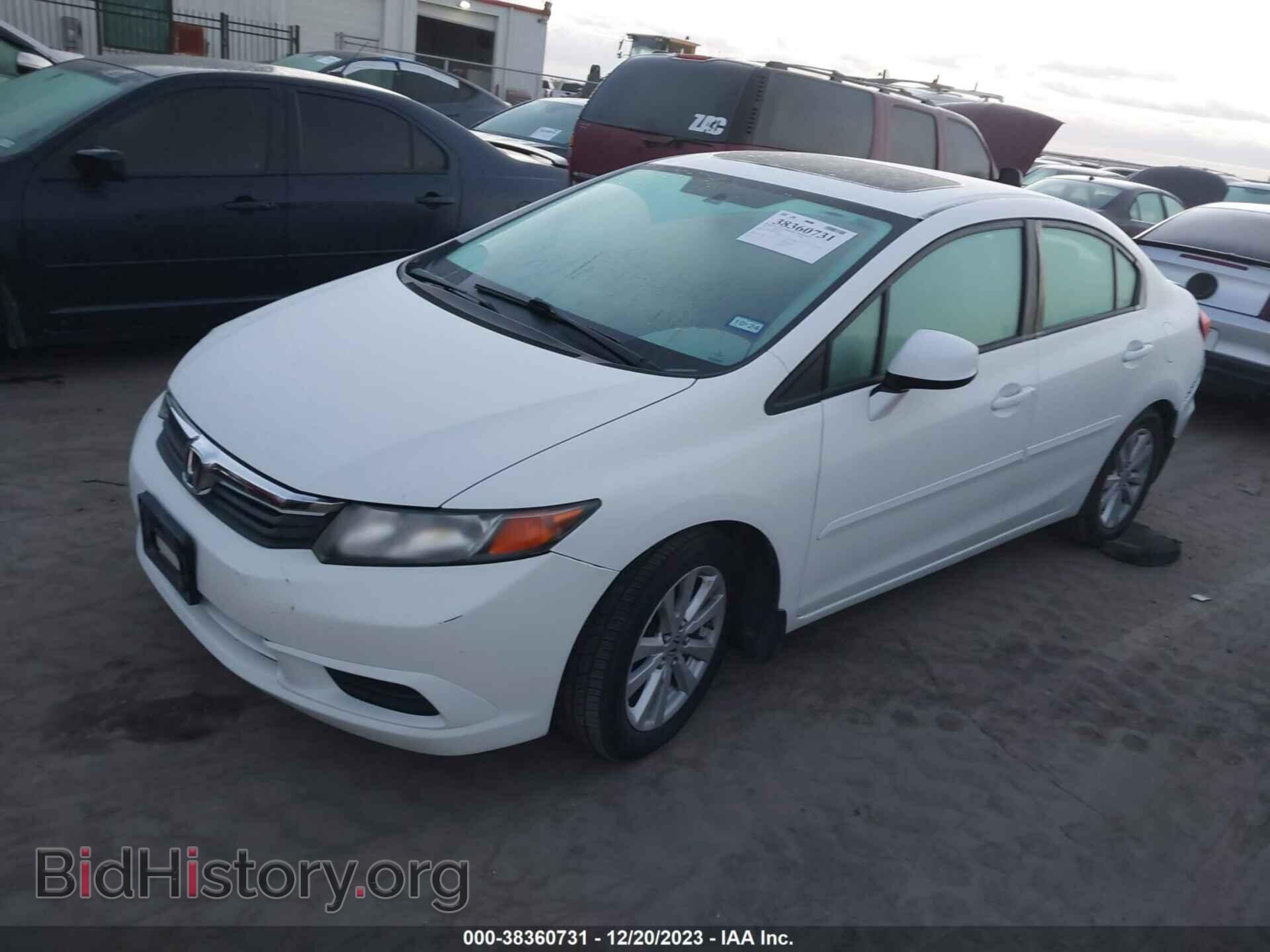 2012 HONDA CIVIC - VIN: 19XFB2F89CE097580 - Фото 2