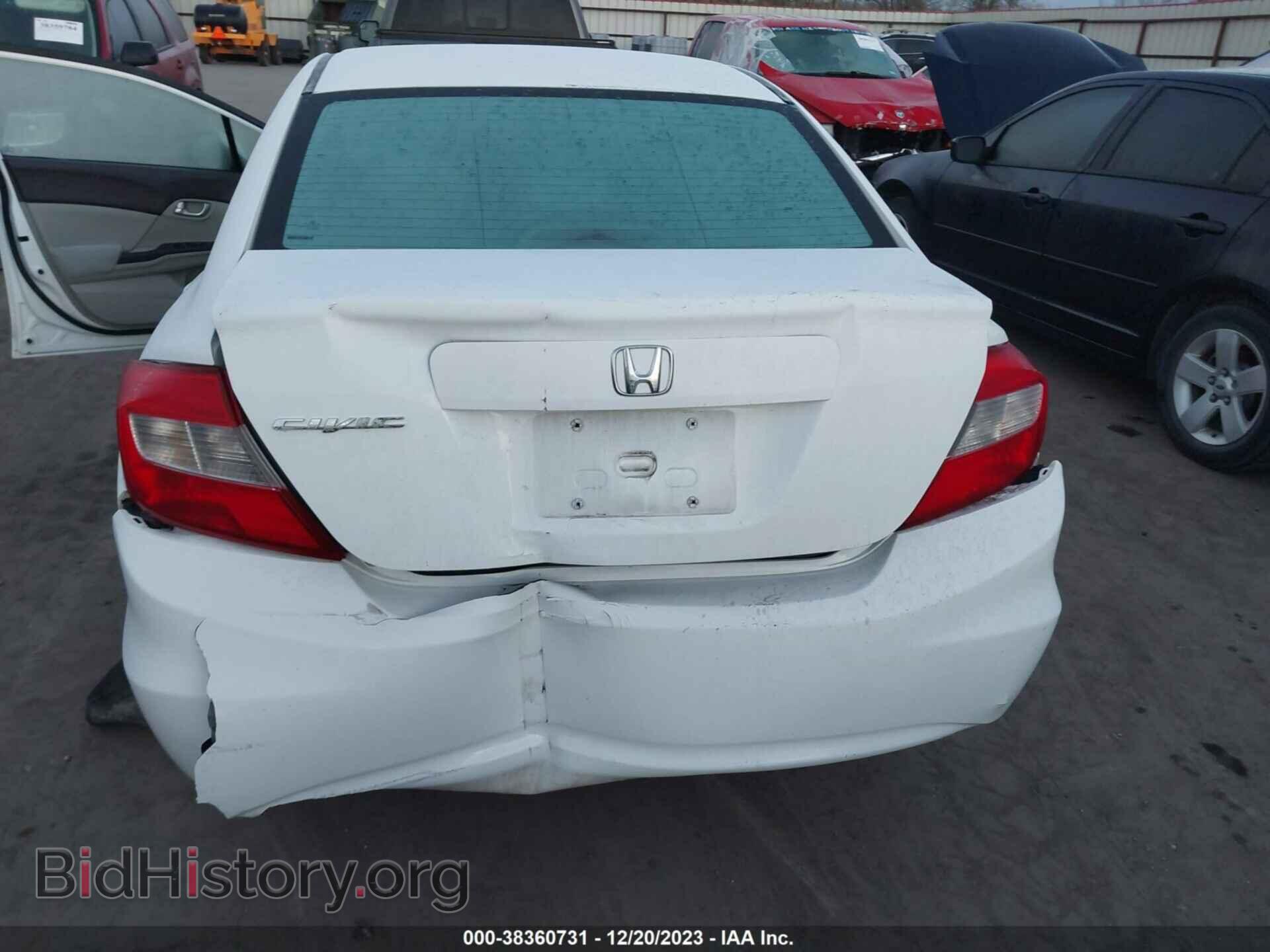 2012 HONDA CIVIC - VIN: 19XFB2F89CE097580 - Фото 6