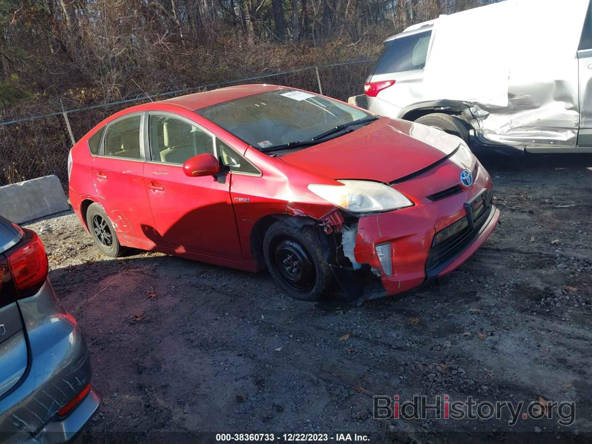 Photo JTDKN3DU1C5382510 - TOYOTA PRIUS 2012