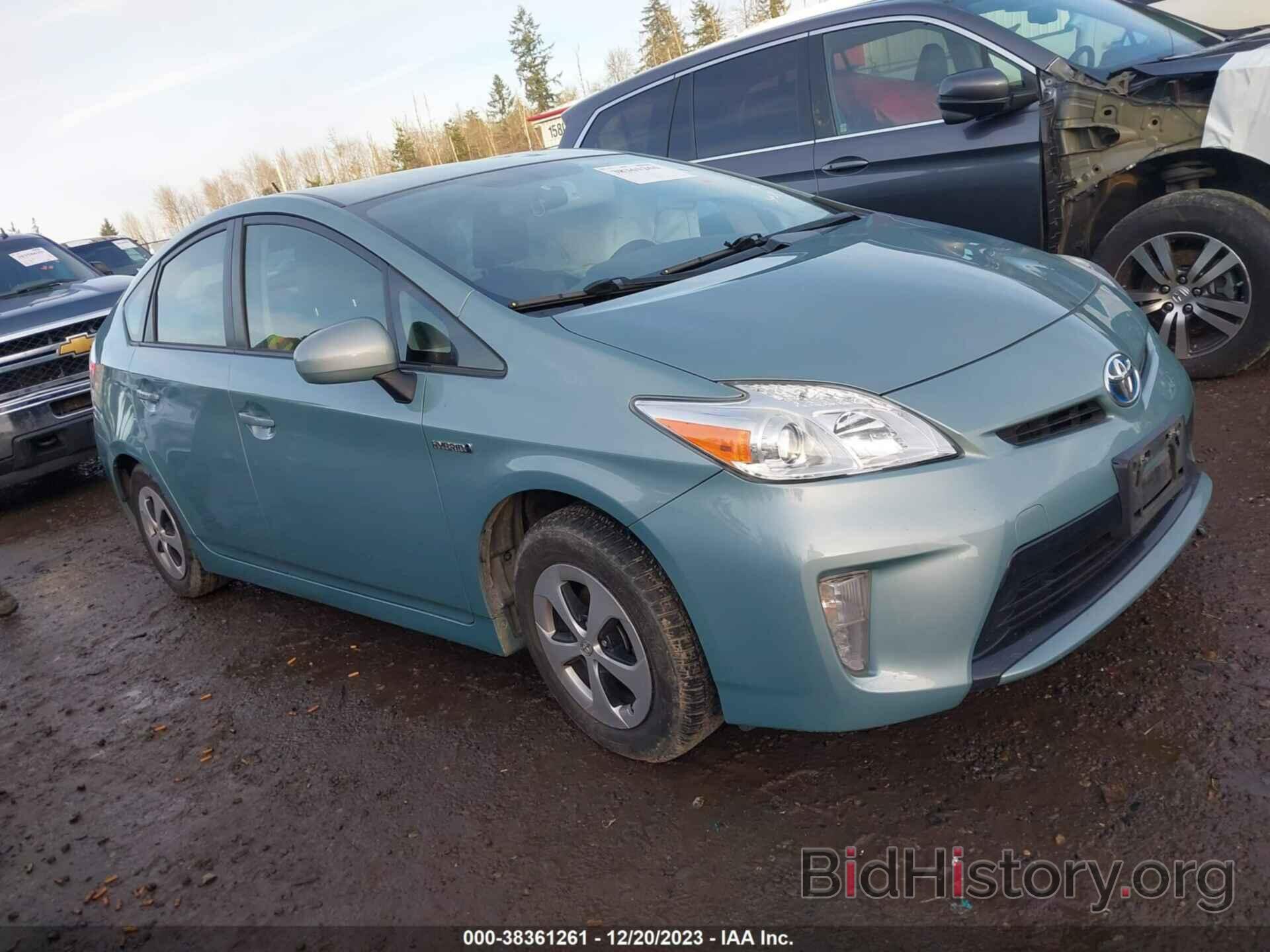 Photo JTDKN3DU8E1790352 - TOYOTA PRIUS 2014