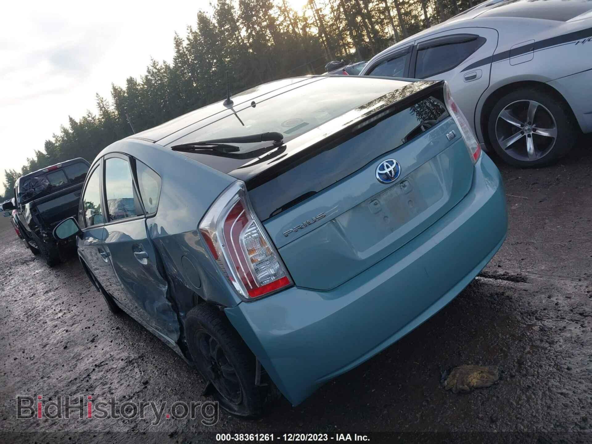 2014 TOYOTA PRIUS - VIN: JTDKN3DU8E1790352 - Фото 3
