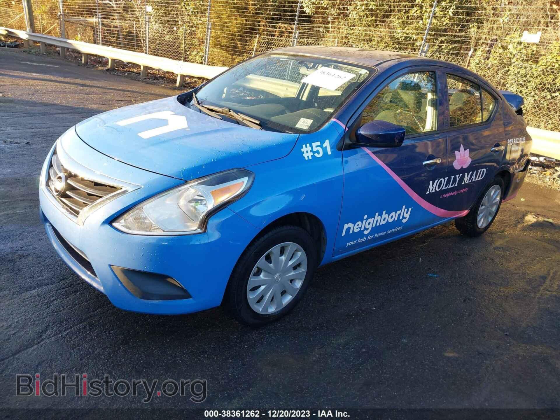 2019 NISSAN VERSA - VIN: 3N1CN7AP3KL807379 - Фото 2