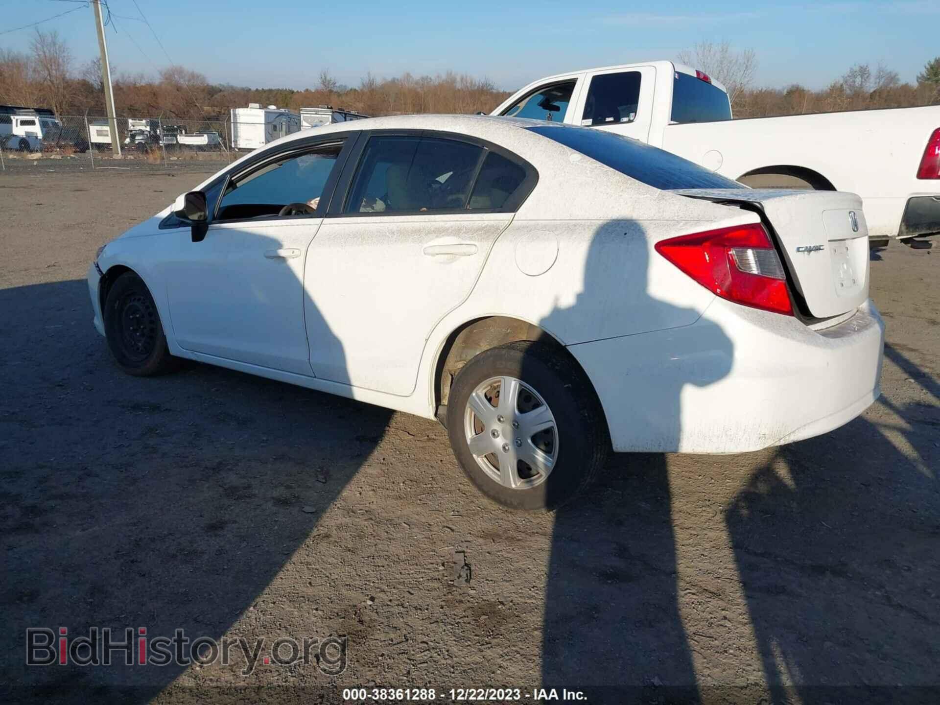 2012 HONDA CIVIC - VIN: 19XFB2F58CE101611 - Фото 3