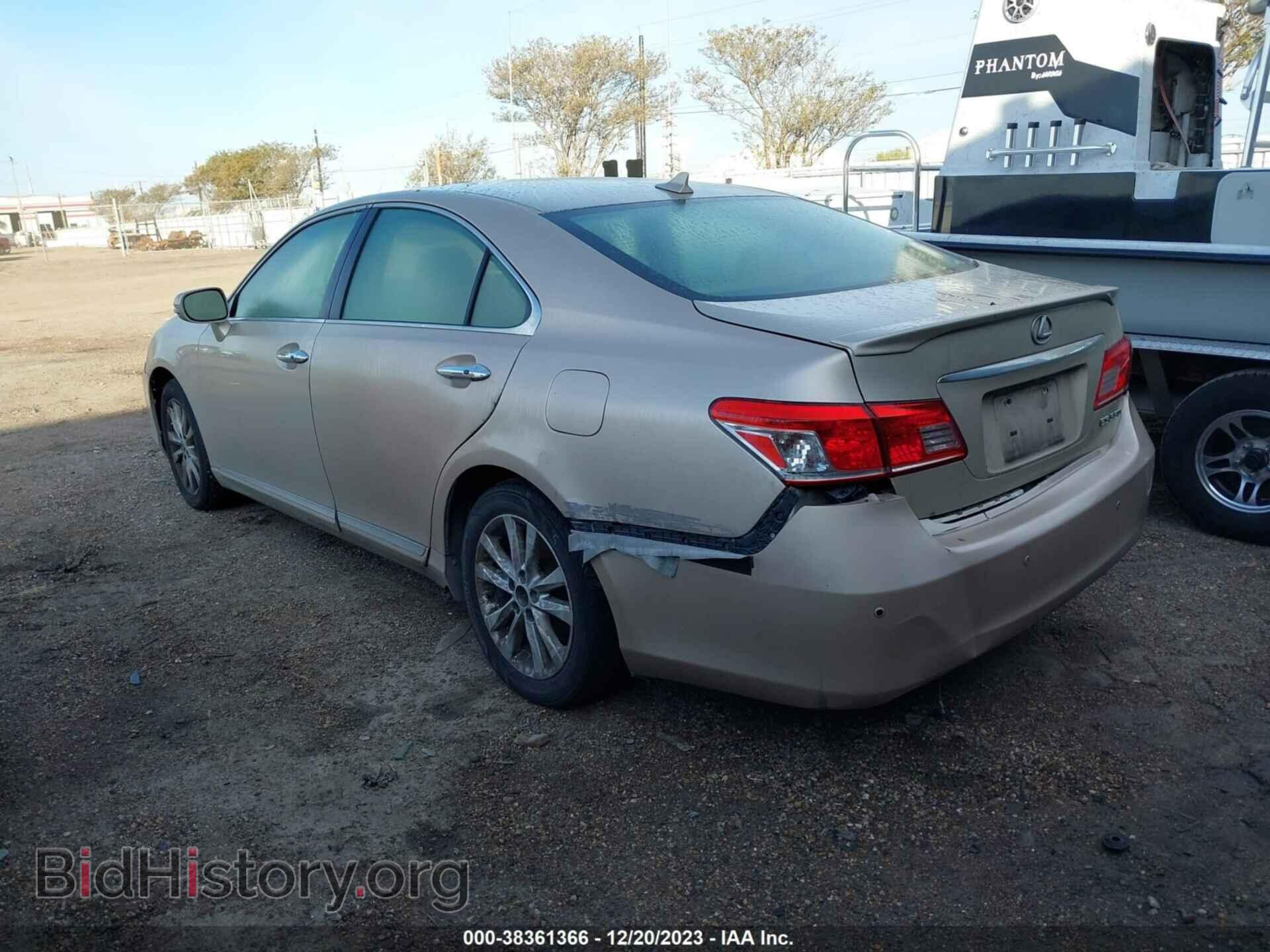 2011 LEXUS ES 350 - VIN: JTHBK1EG5B2417148 - Фото 3