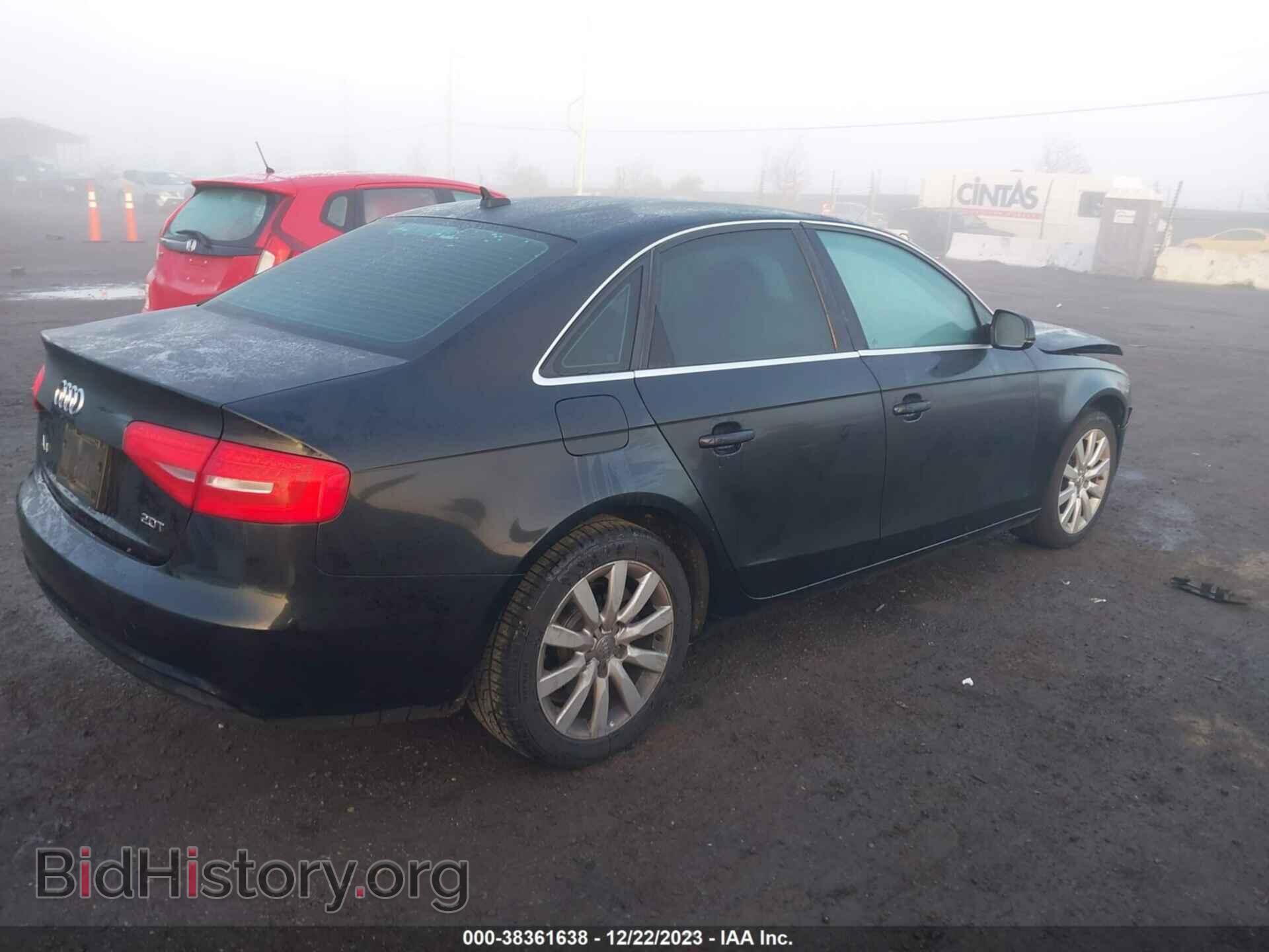 2013 AUDI A4 - VIN: WAUAFAFLXDN044278 - Фото 4