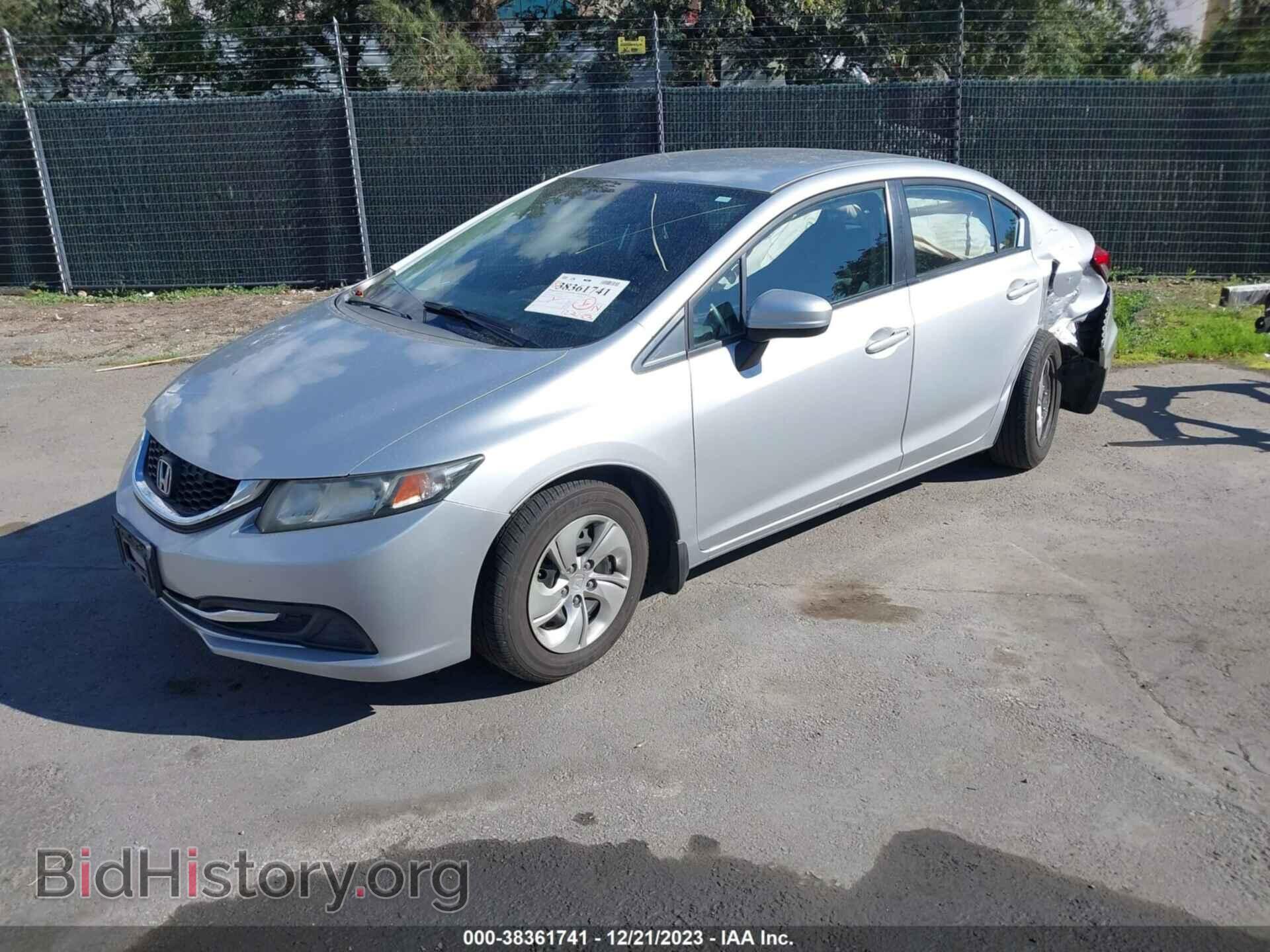 2015 HONDA CIVIC - VIN: 2HGFB2F52FH538109 - Фото 2