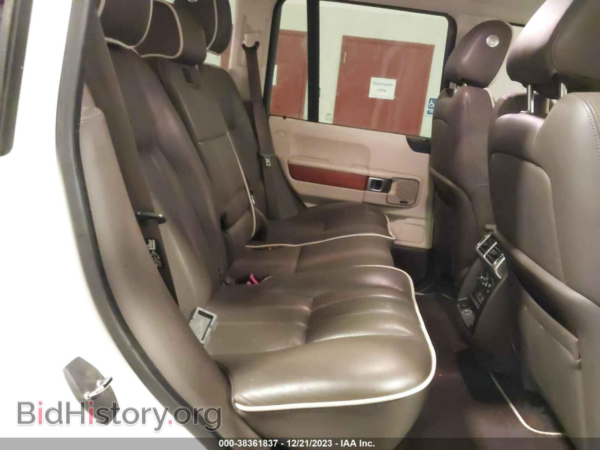 2012 LAND ROVER RANGE ROVER - VIN: SALMF1D46CA363641 - Фото 8