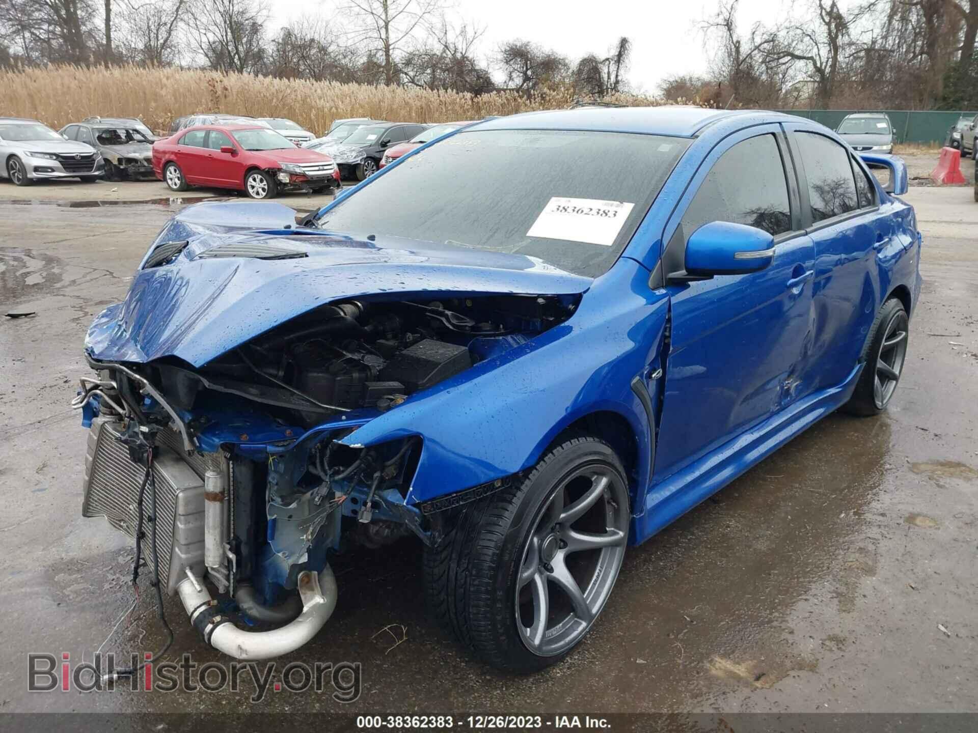 2015 MITSUBISHI LANCER EVOLUTION - VIN: JA32W8FV8FU009716 - Фото 2