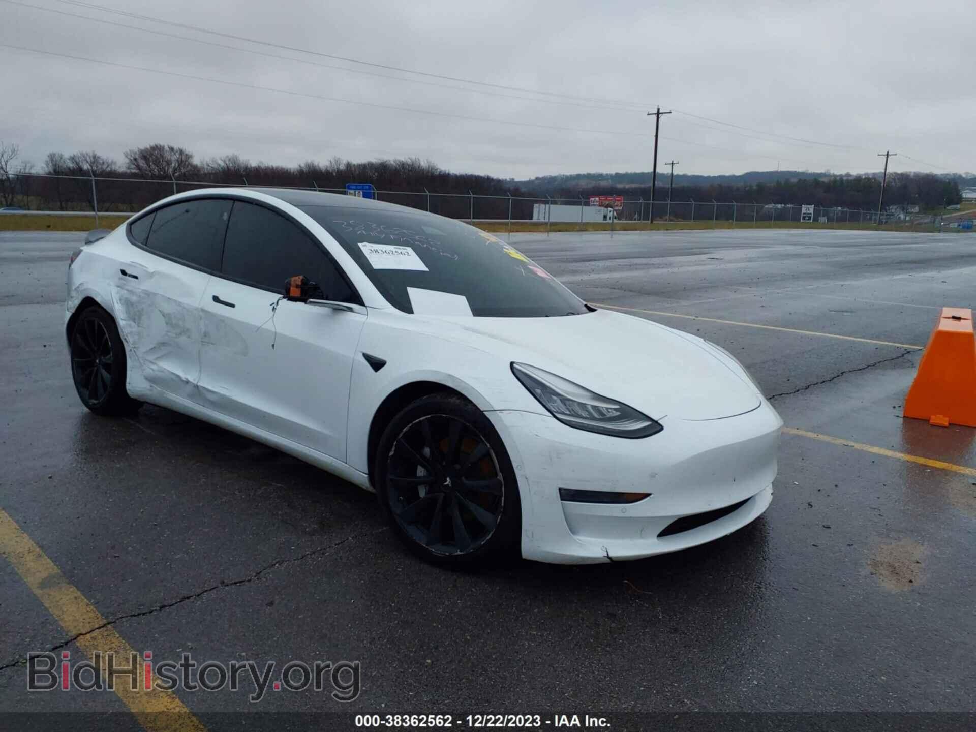 Photo 5YJ3E1EC2LF586973 - TESLA MODEL 3 2020