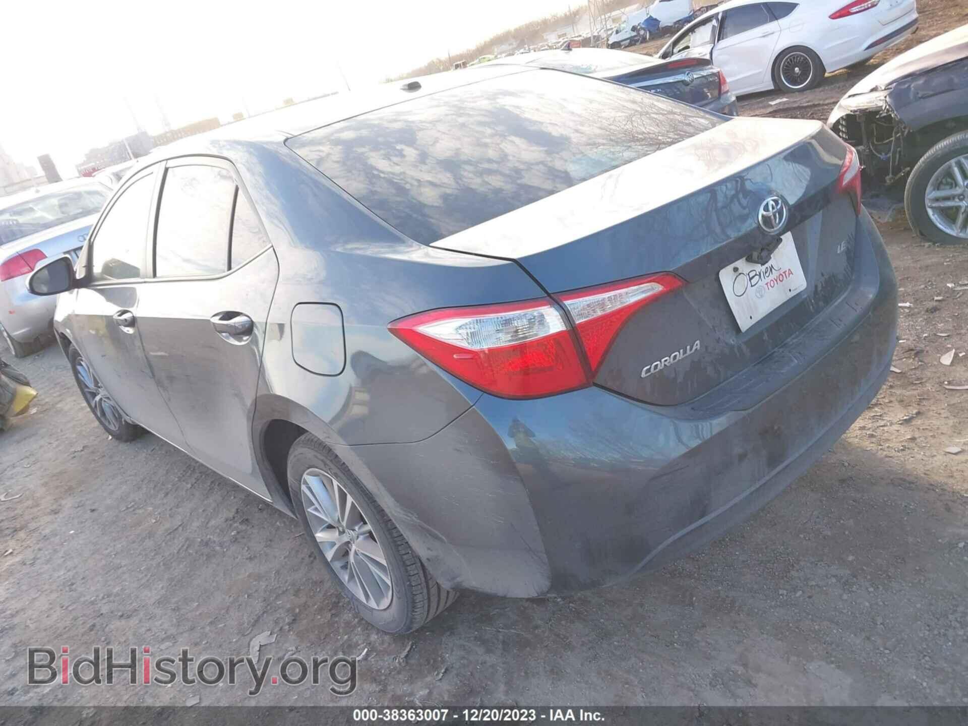 2015 TOYOTA COROLLA - VIN: 2T1BURHEXFC430084 - Фото 3