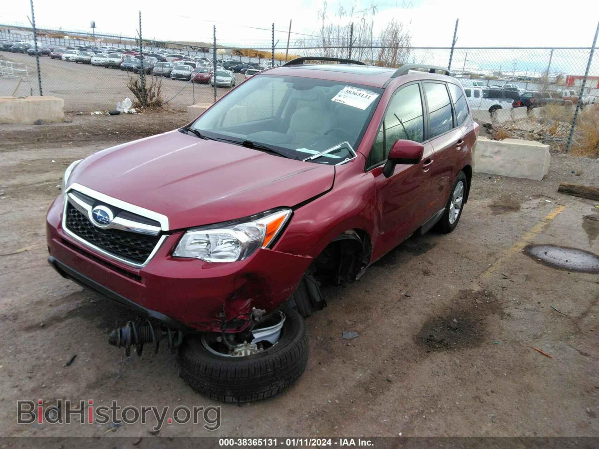 2016 SUBARU FORESTER - VIN: JF2SJAFC8GH482159 - Фото 2