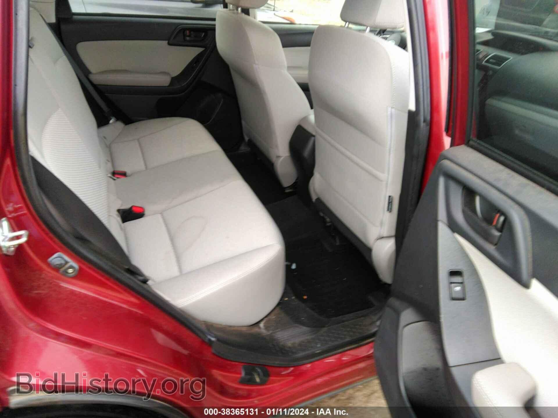 2016 SUBARU FORESTER - VIN: JF2SJAFC8GH482159 - Фото 8