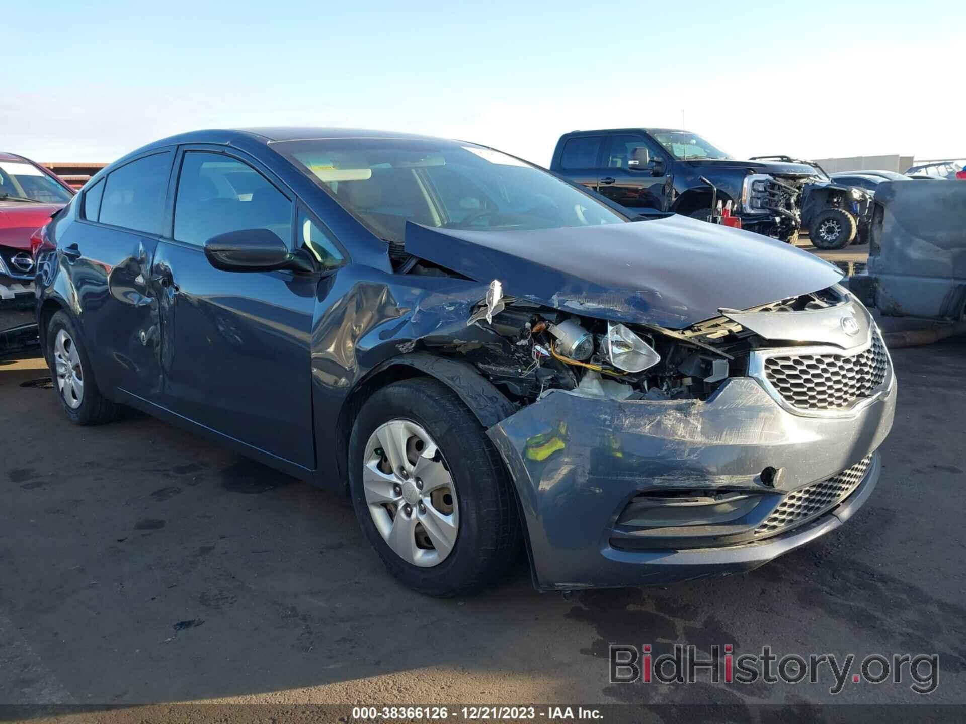 Photo KNAFK4A64G5517813 - KIA FORTE 2016