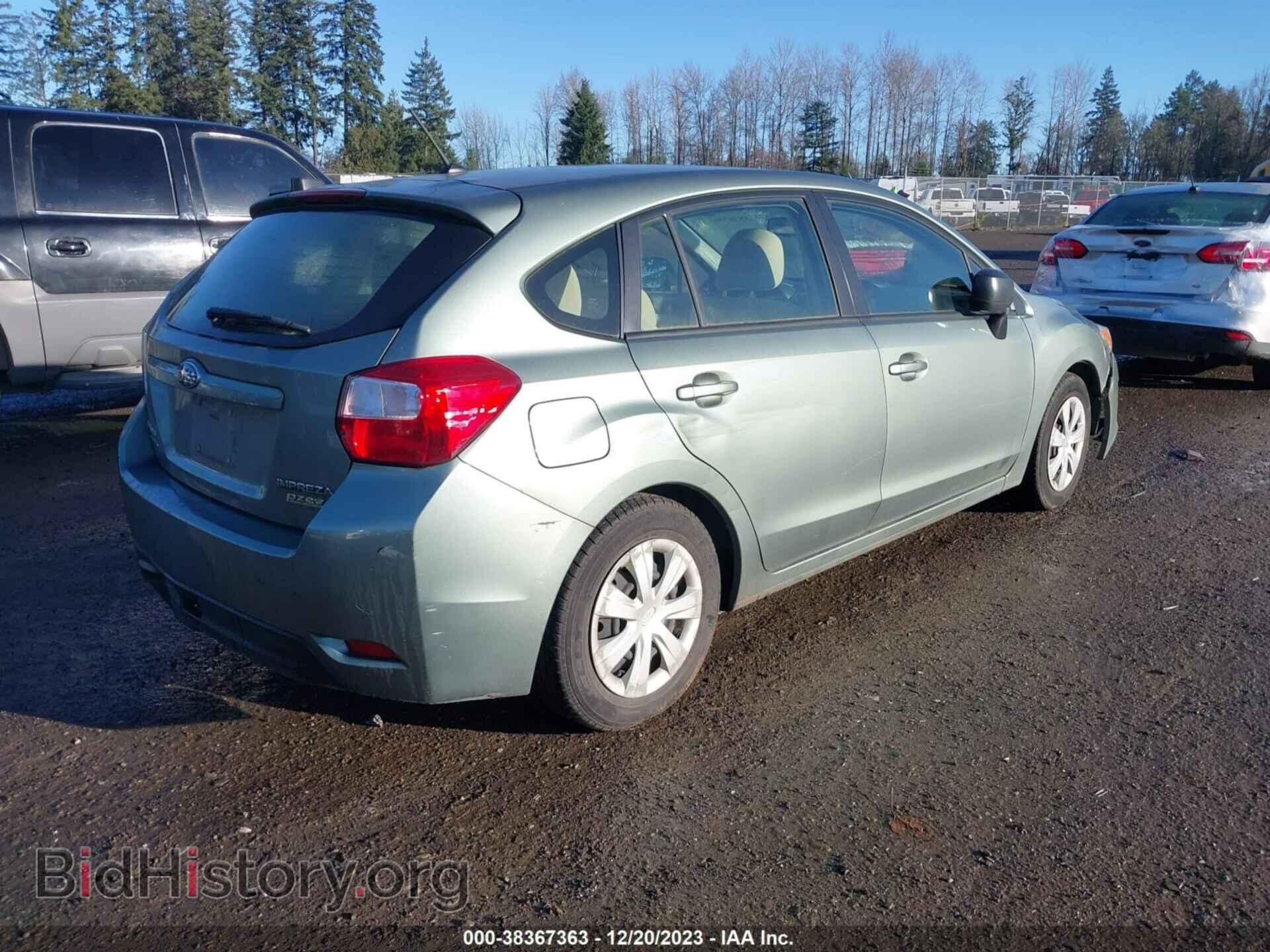 2014 SUBARU IMPREZA - VIN: JF1GPAA69E8282575 - Фото 4
