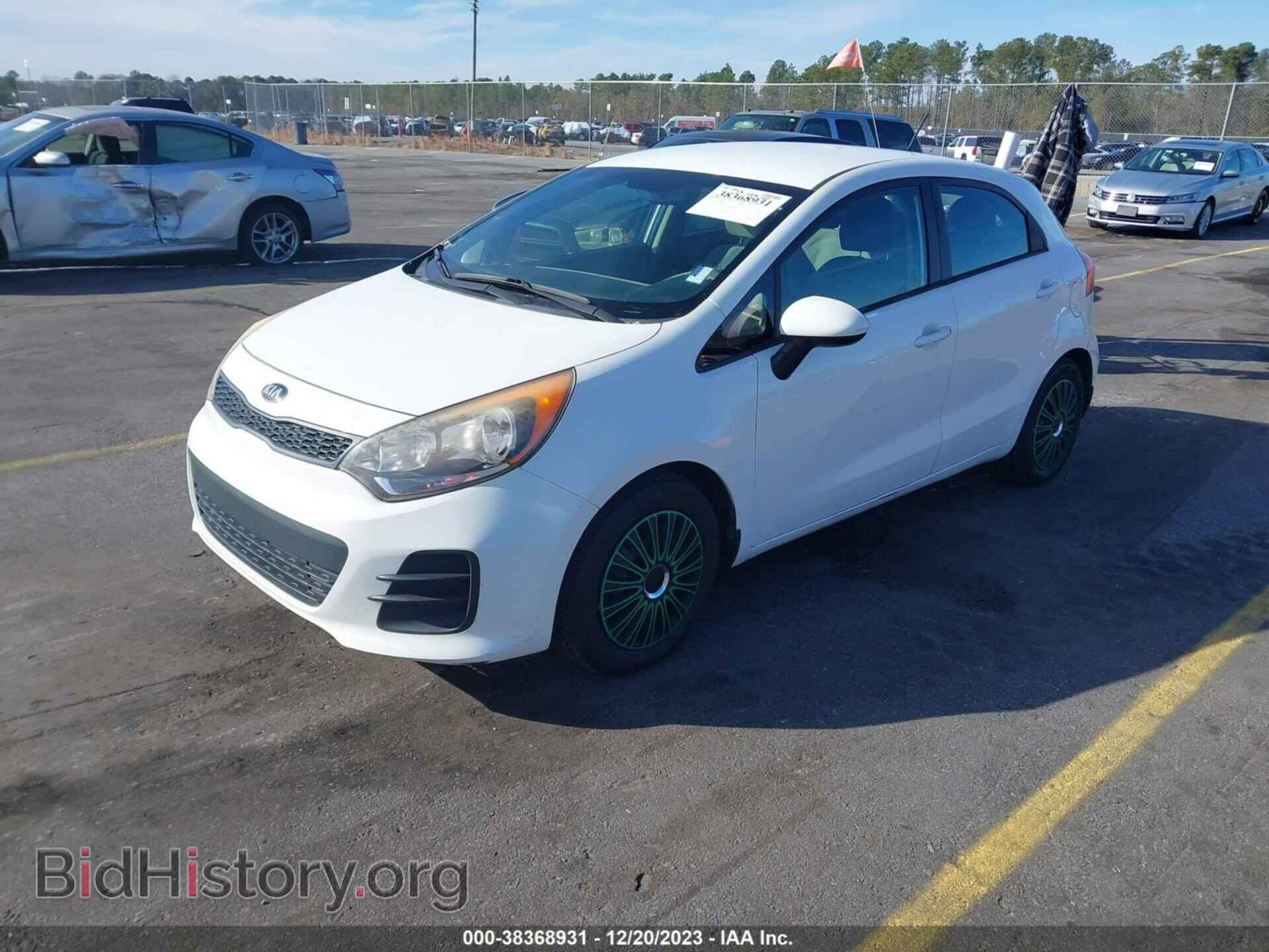 2016 KIA RIO - VIN: KNADM5A34G6651664 - Фото 2