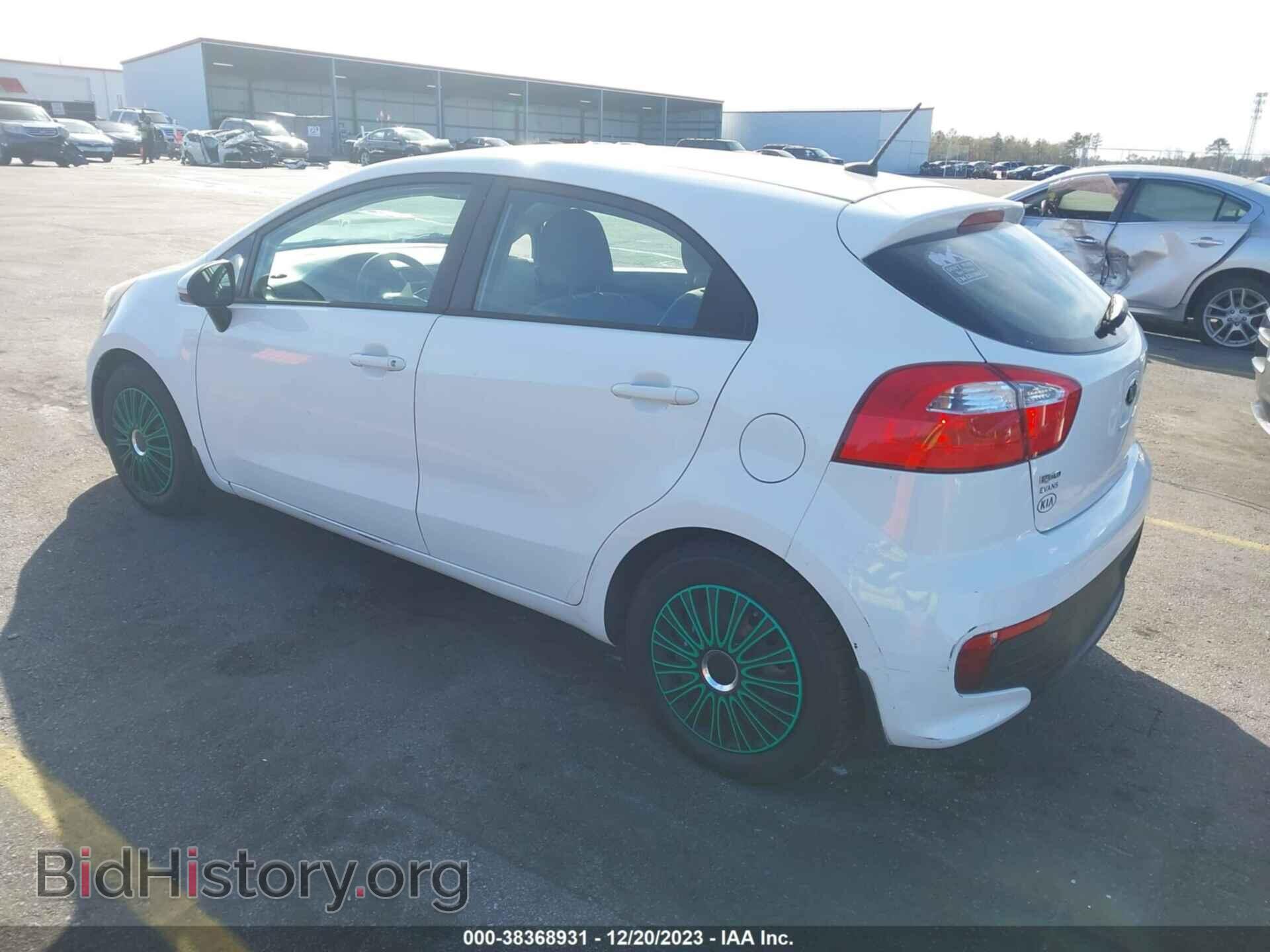 2016 KIA RIO - VIN: KNADM5A34G6651664 - Фото 3