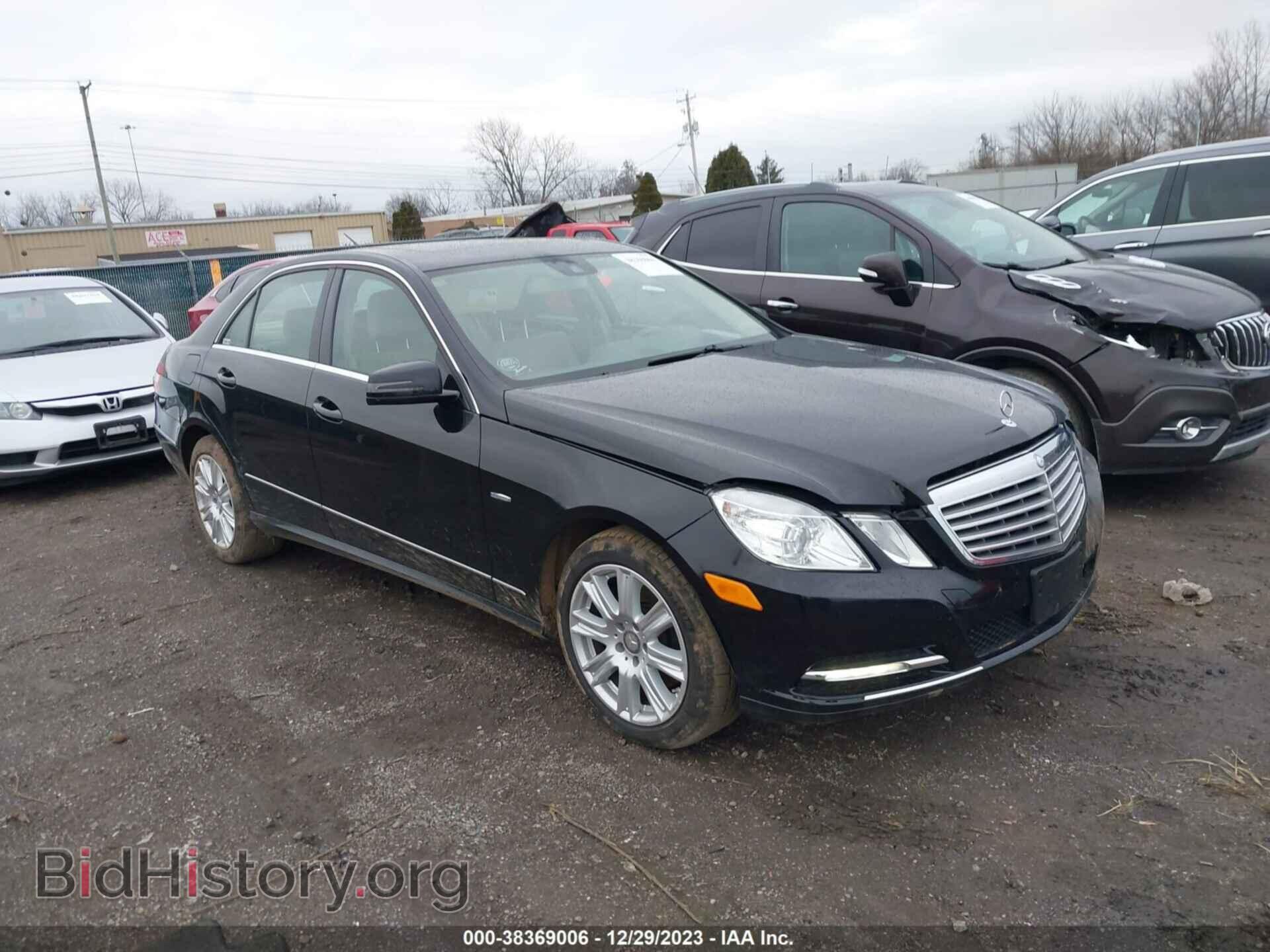 Photo WDDHF8JB5CA601618 - MERCEDES-BENZ E-CLASS 2012